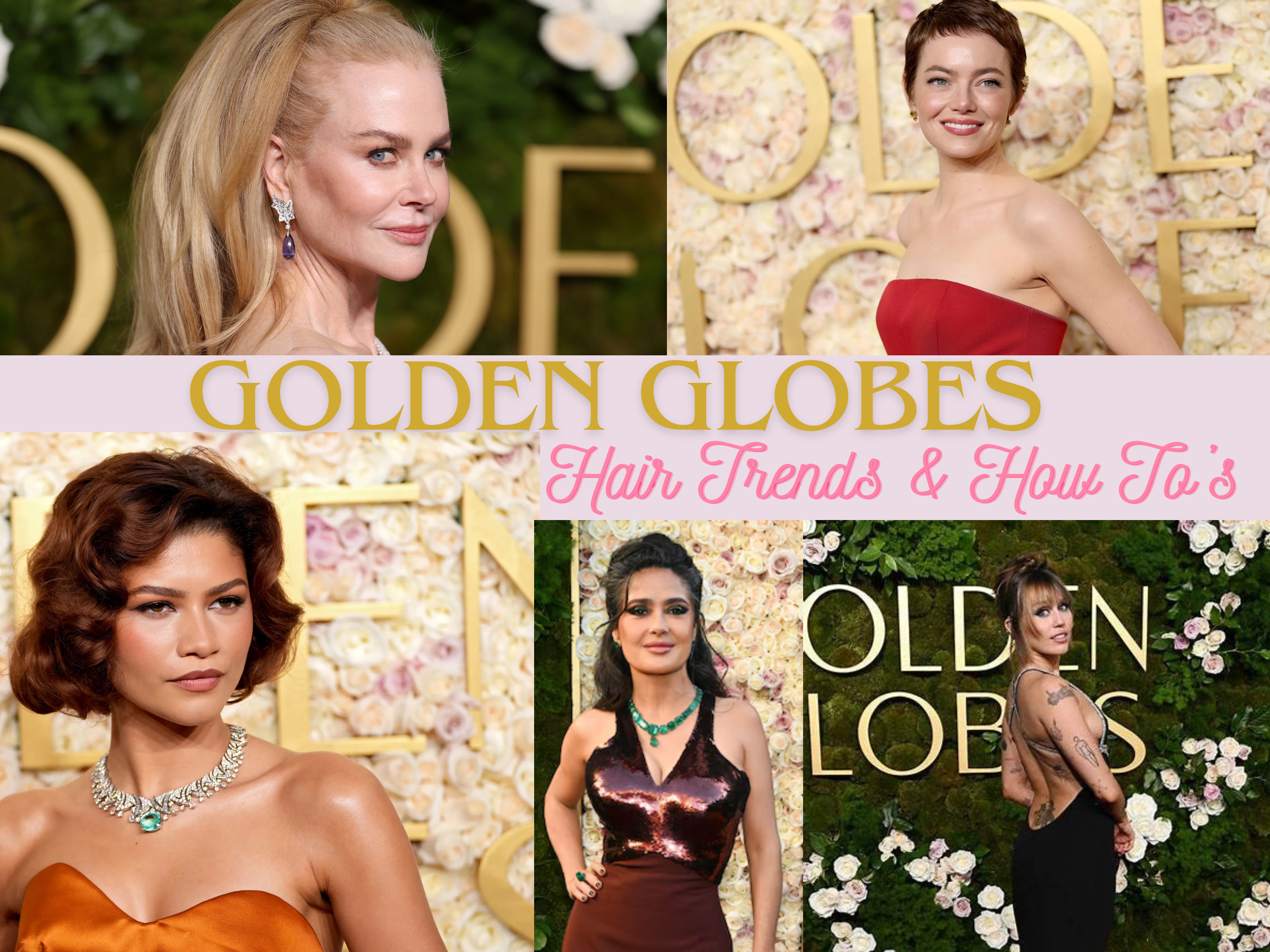 Golden Globes 2025 Hair Trends: How-Tos and Product Recommendations for Red Carpet Glam