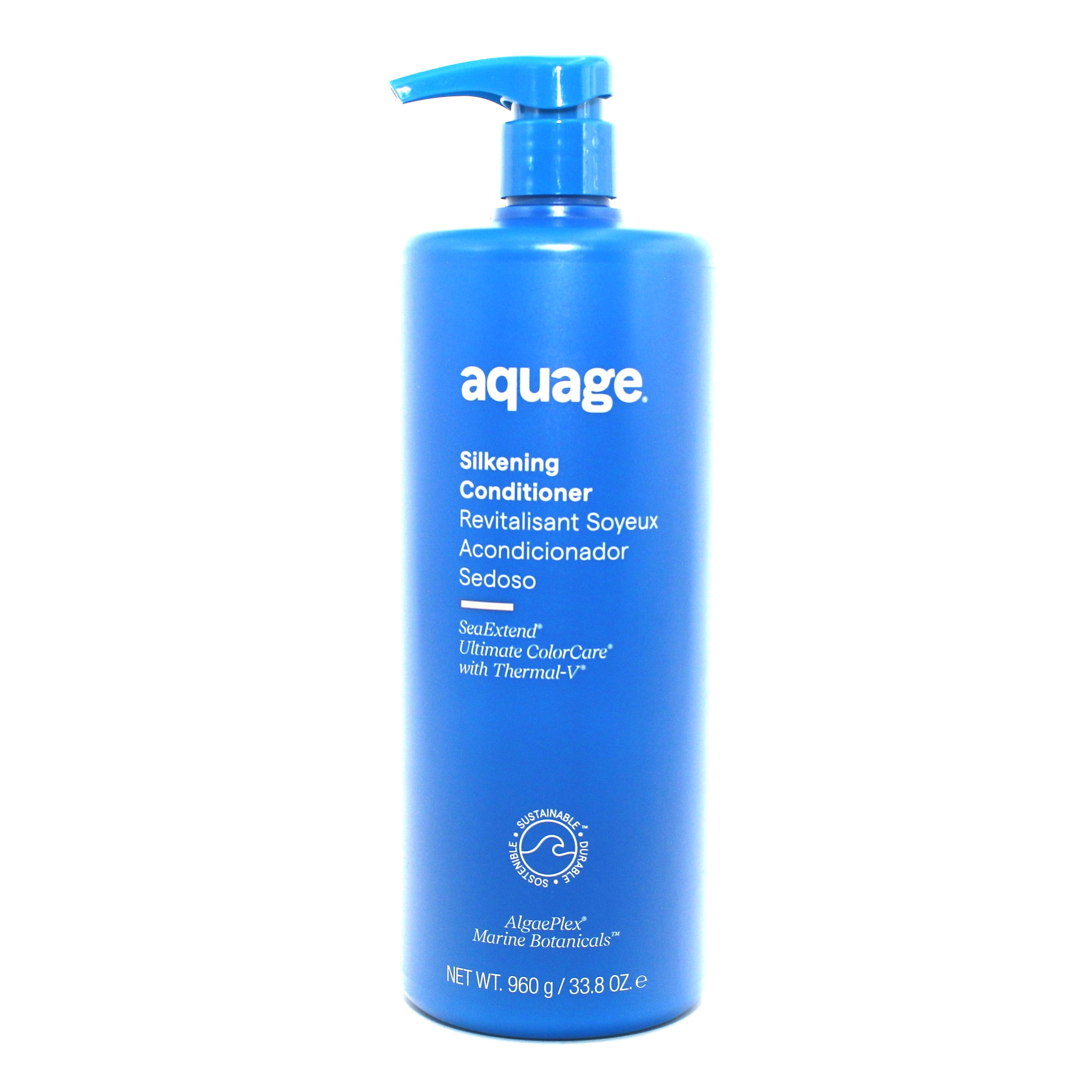 Aquage Sea Extend Silkening Conditioner 33.8 oz - Overstock Beauty Supply