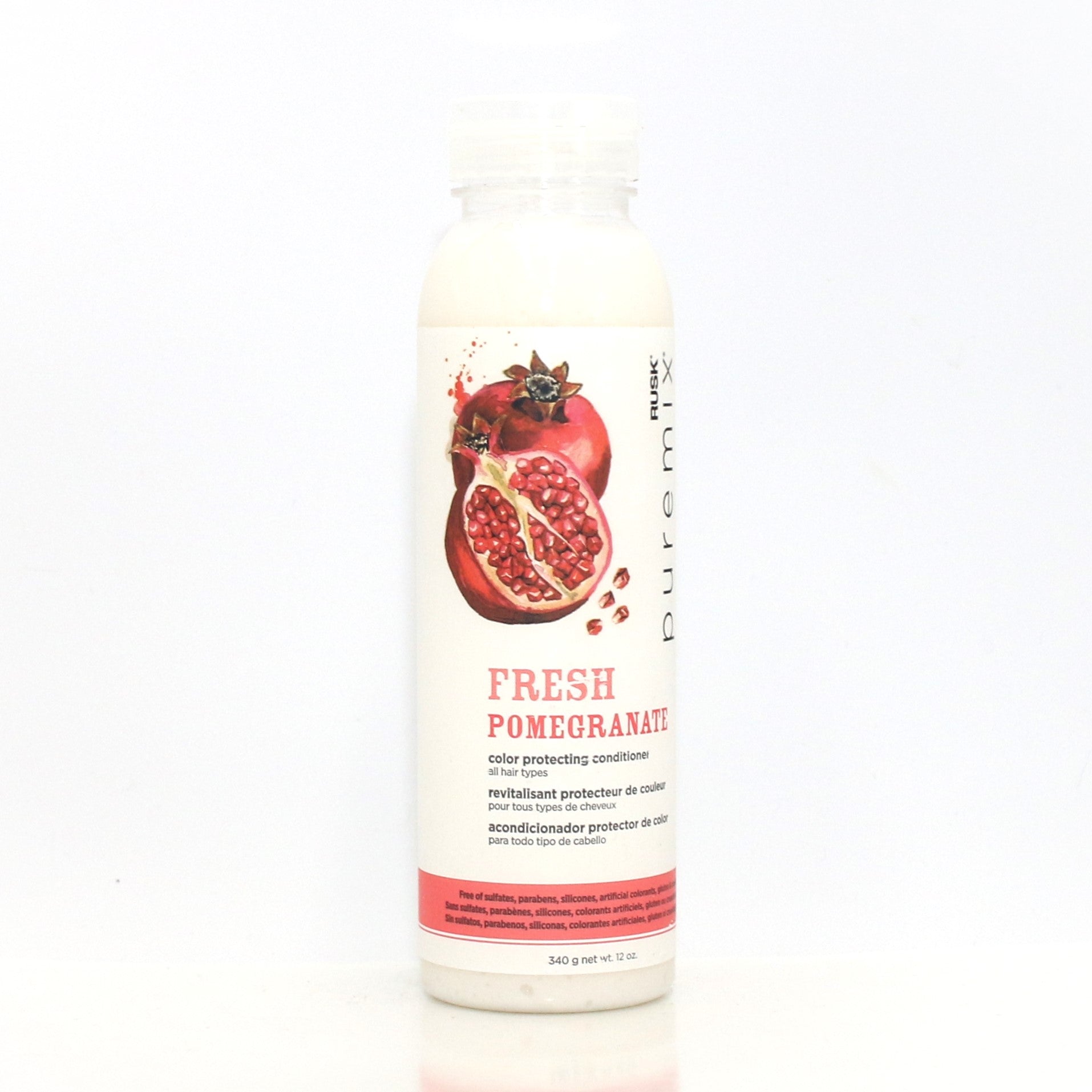 RUSK Puremix Fresh Pomegranate Color Protecting Conditioner 12 oz - Overstock Beauty Supply