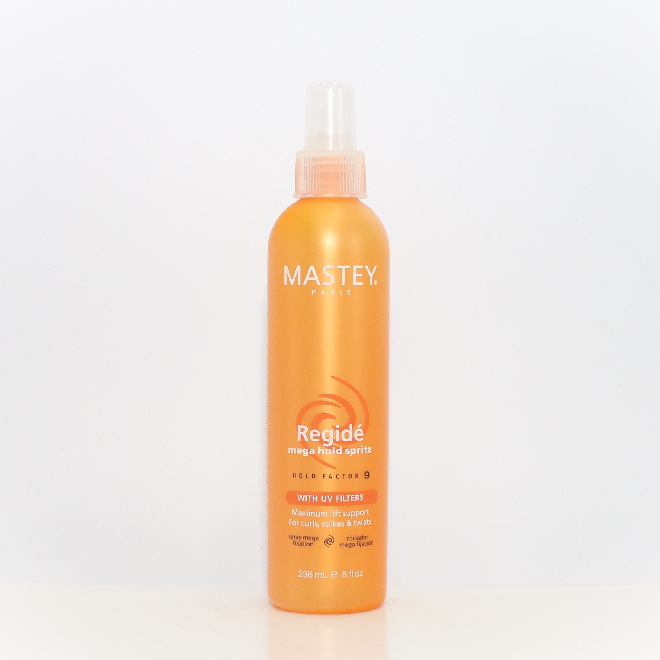 MASTEY Regide Mega Hold Spritz Hold 9 with UV Filters 8 oz - Overstock Beauty Supply