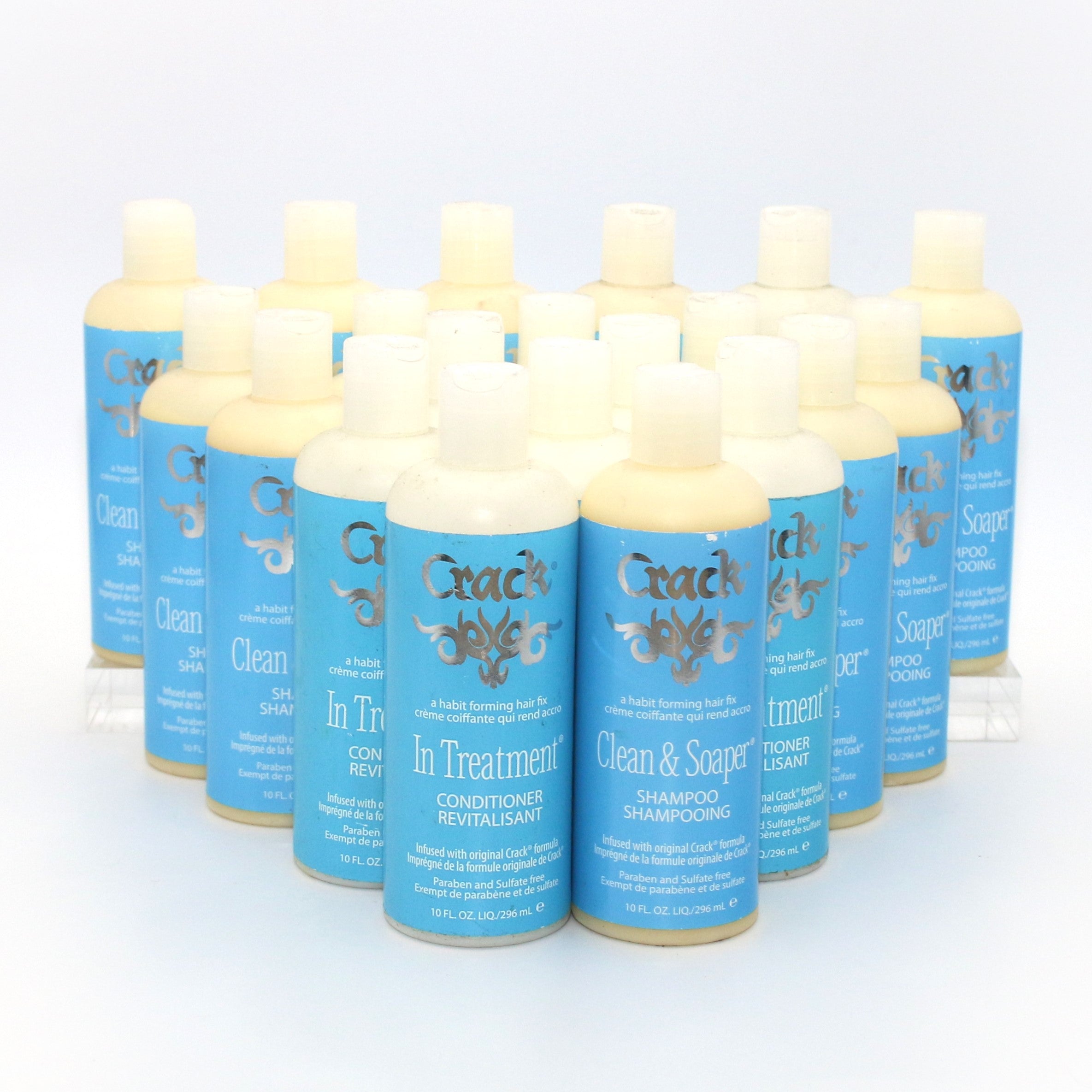 Crack Clean & Soaper Shampoo and Conditioner 10 oz (Bulk Sale of 20) - Overstock Beauty Supply