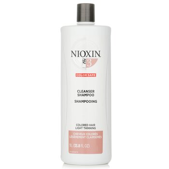 Nioxin System 3 Cleanser Shampoo for Light Thinning Colored Hair 33.8 oz