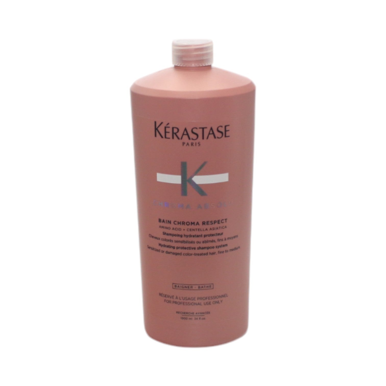 Kerastase Chroma Absolu Bain Chroma Respect Shampoo for Damaged Hair 34 oz - Overstock Beauty Supply