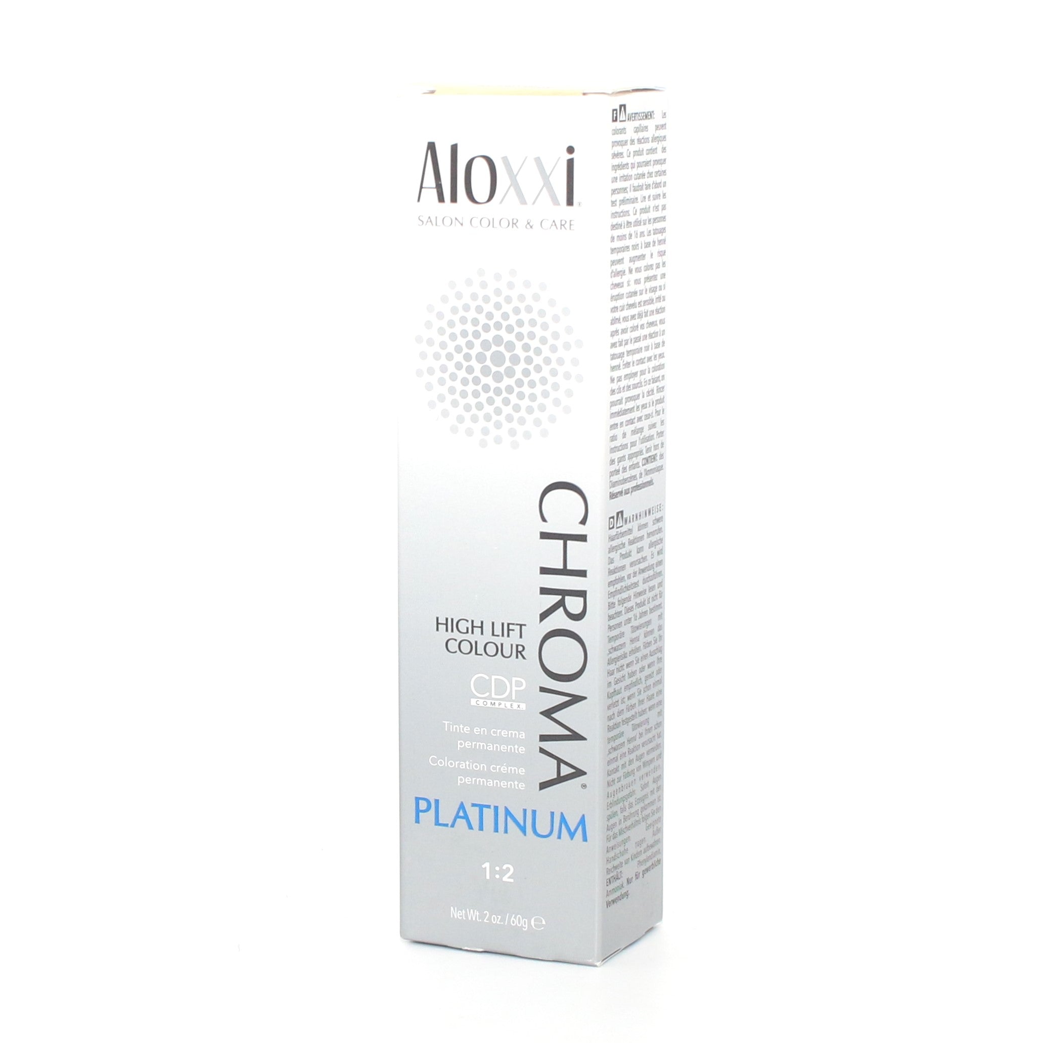 Aloxxi Chroma Platinum High Lift Creme Colour 2 oz - Overstock Beauty Supply