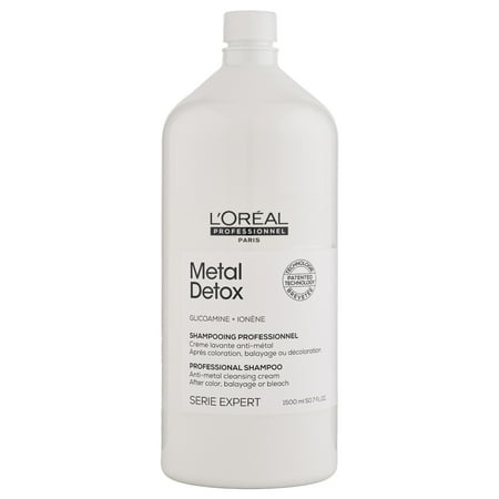 L’Oreal Professionnel Serie Expert Metal Detox Shampoo | Anti Metal Deposit Cleansing Cream 50.7oz