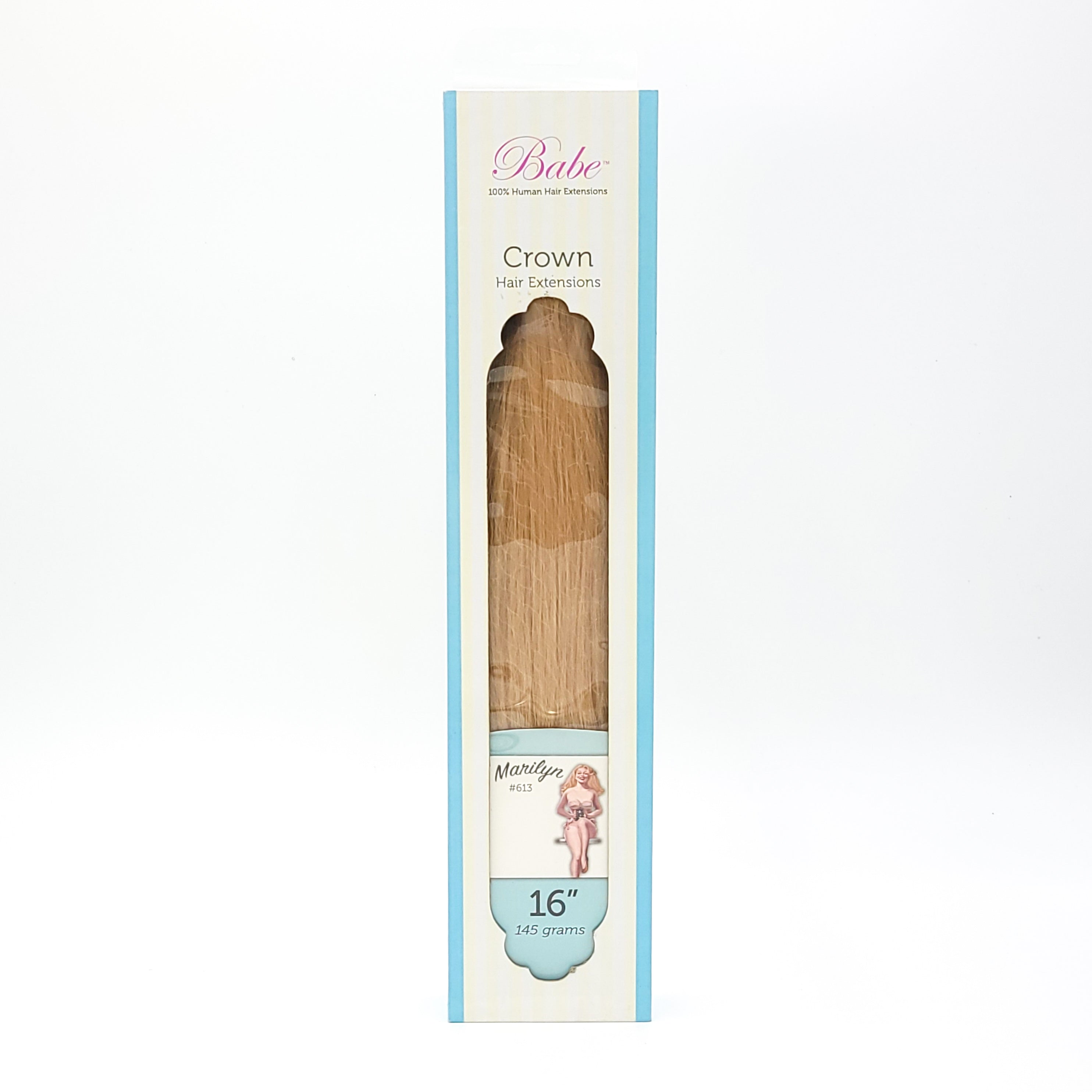 Babe 100% Human Hair Extensions Crown Hair Extensions Marilyn #613 16" - Overstock Beauty Supply