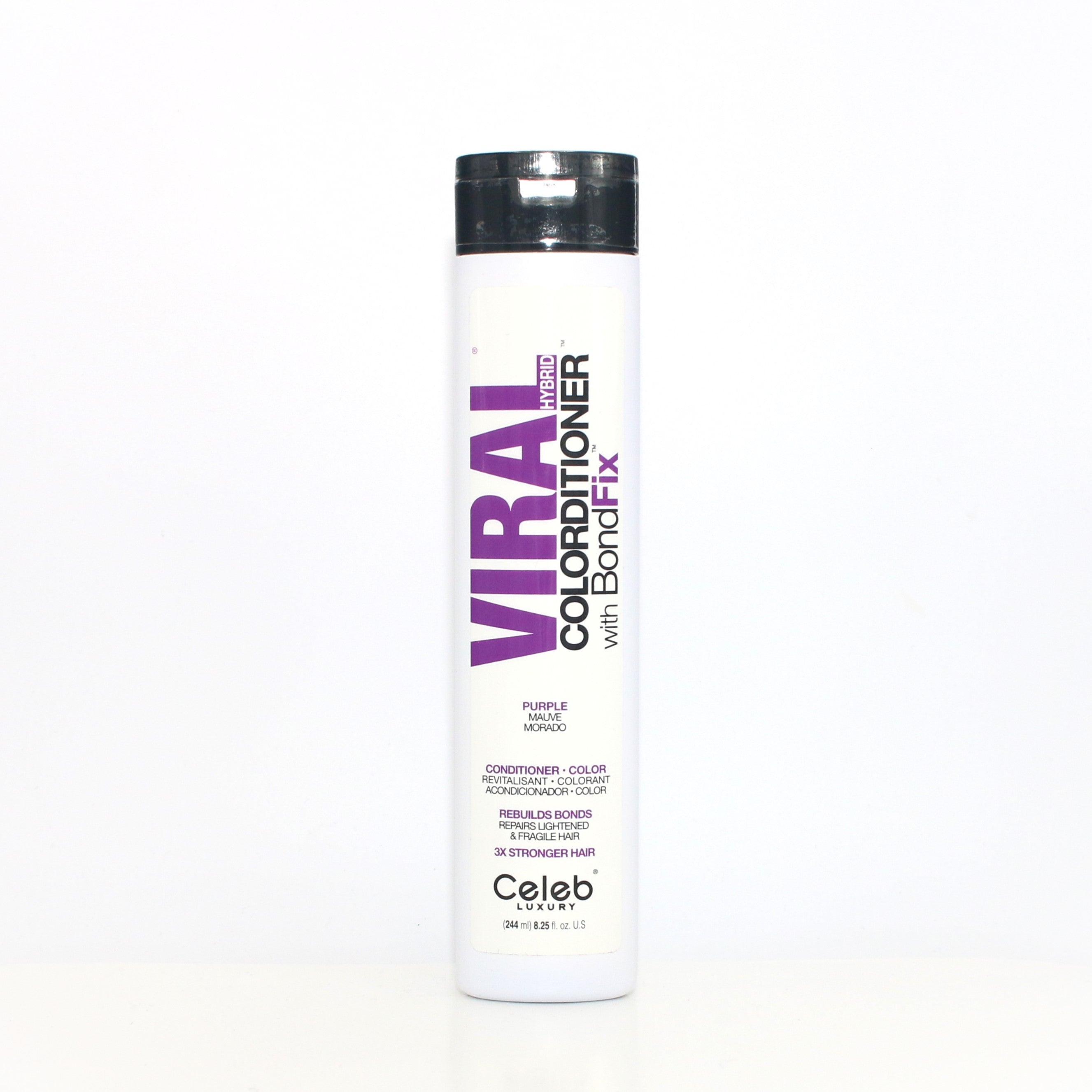 Celeb Luxury Viral Hybrid Colorditioner with Bond Fix Purple 8.25 oz - Overstock Beauty Supply