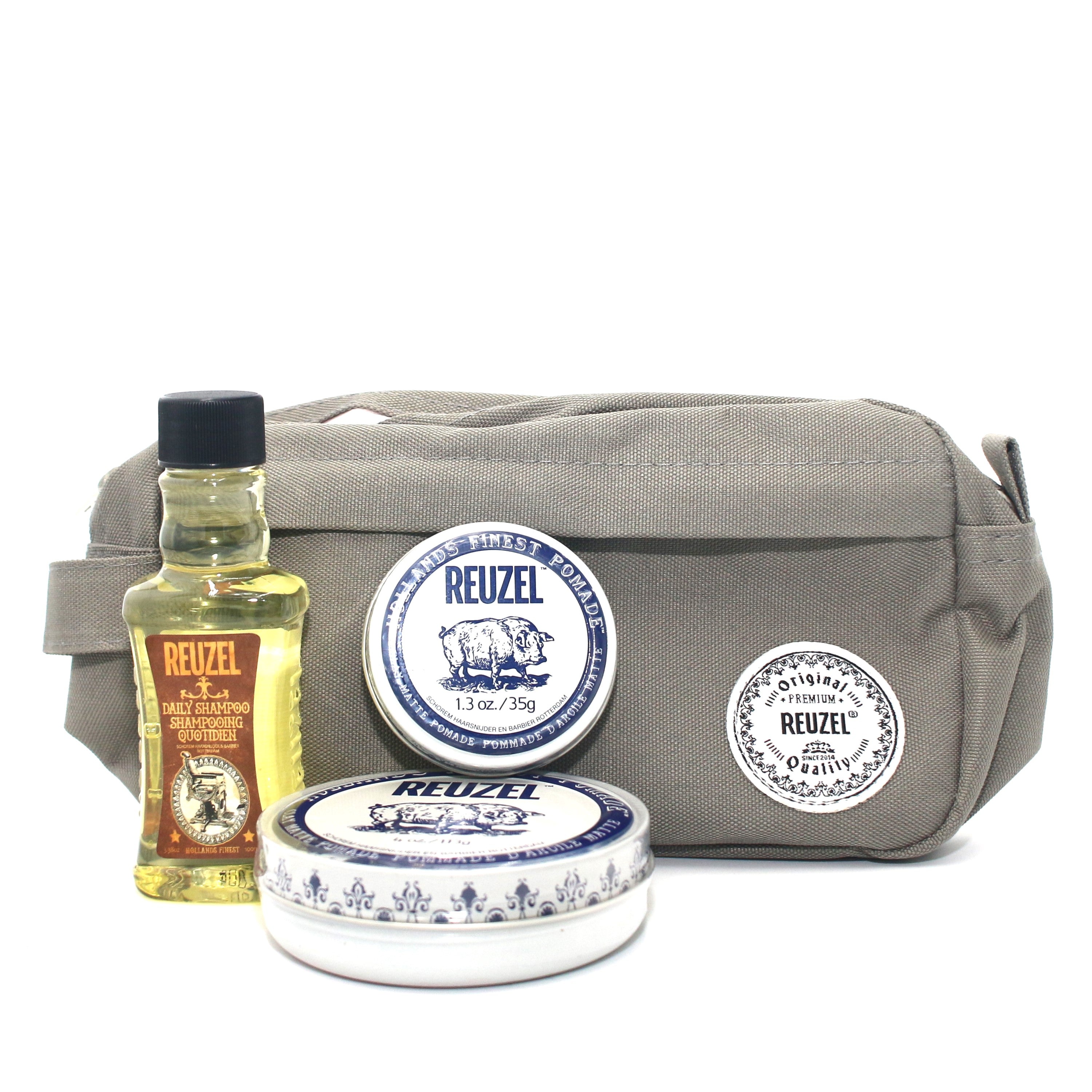 Reuzel Clay Matte Pomade Travel Kit - Overstock Beauty Supply