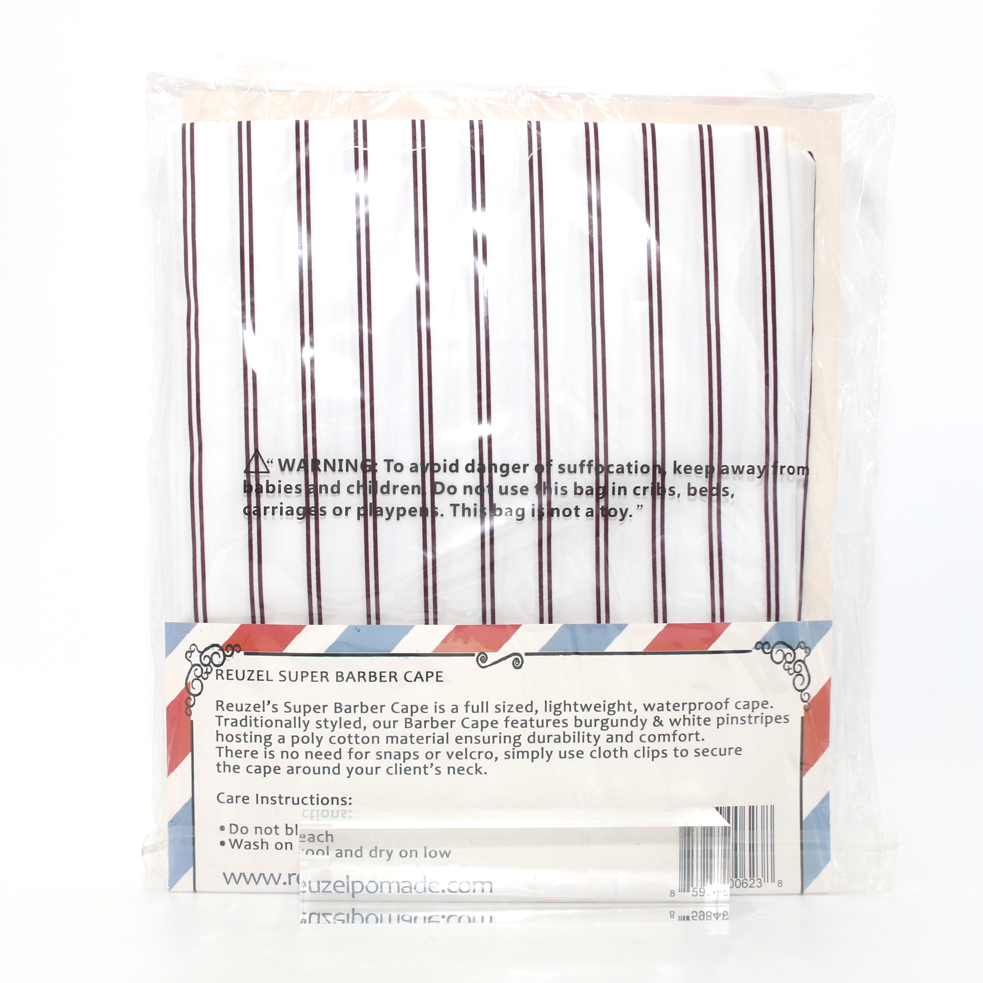 Reuzel Super Barber Cape - Overstock Beauty Supply