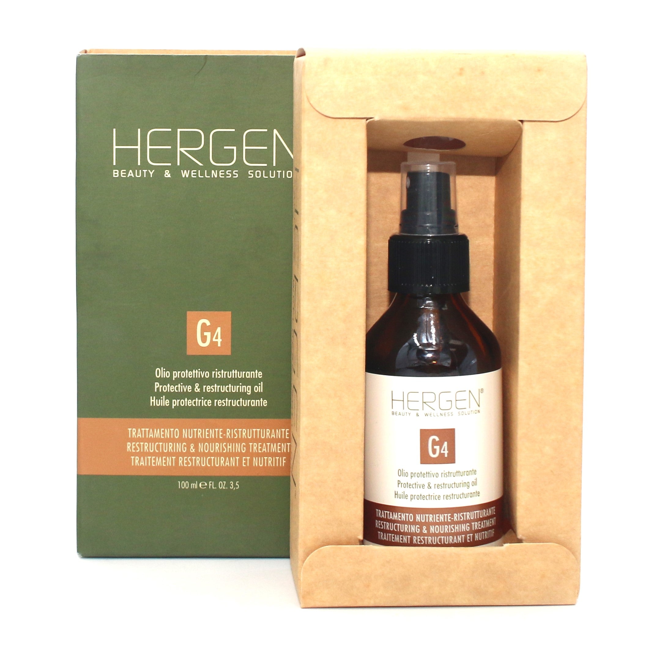 BES Hergen G4 Protective & Restructuring Oil 3.5 oz - Overstock Beauty Supply
