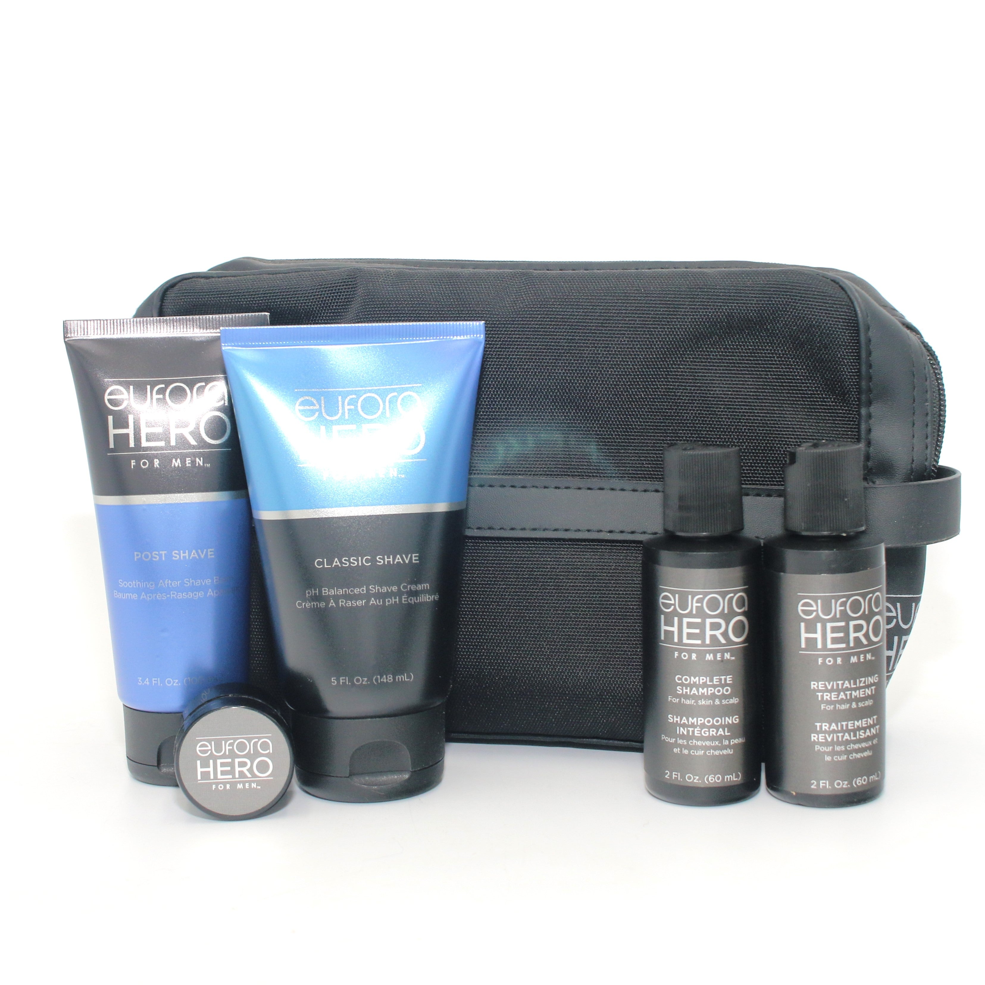Eufora Hero For Men On The Go Grooming Essentials Gift Set - Overstock Beauty Supply