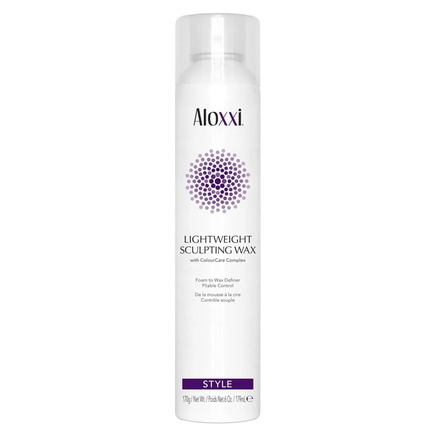 Aloxxi lightweight sculpting wax bottle on a white background