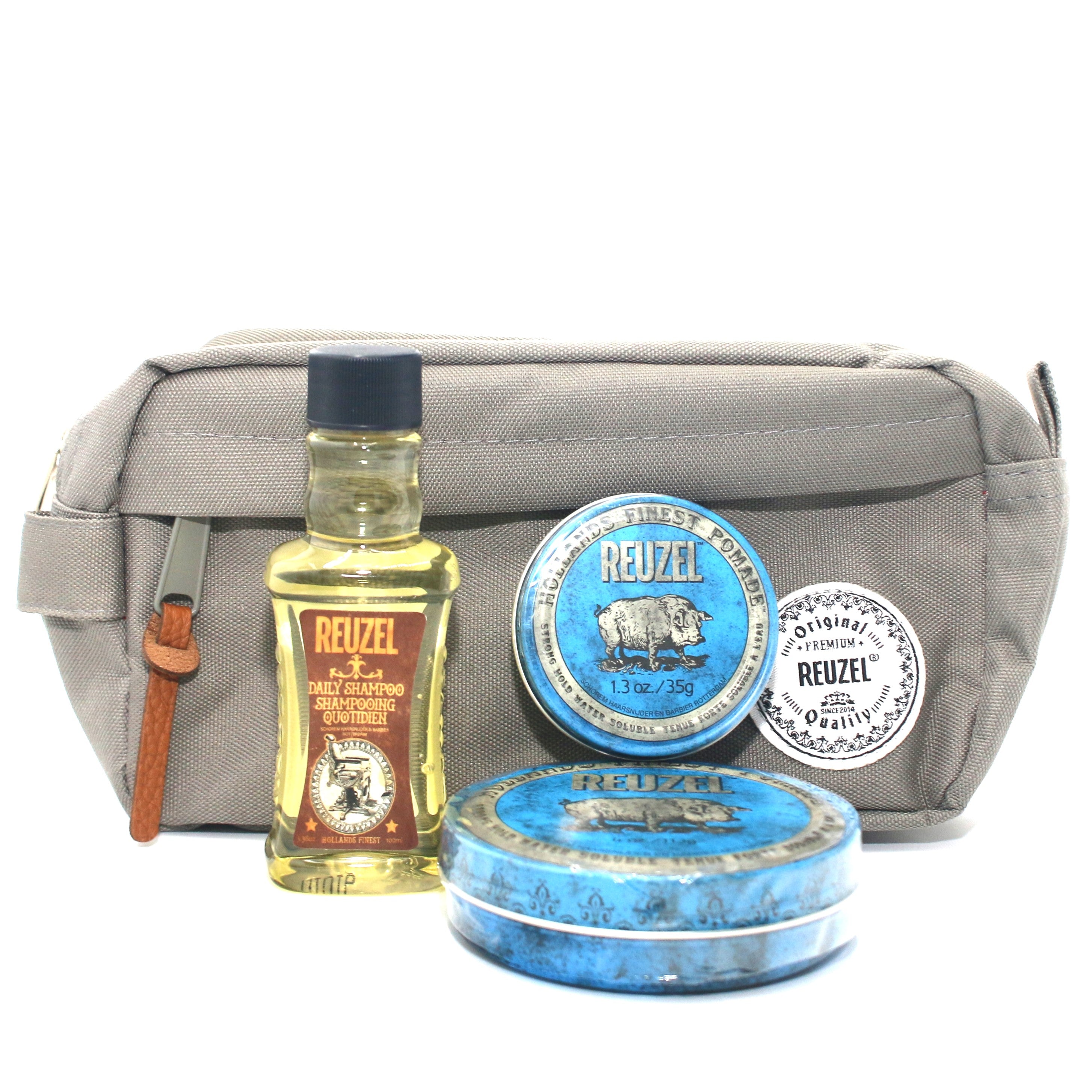 Reuzel Blue Pomade Travel Kit - Overstock Beauty Supply