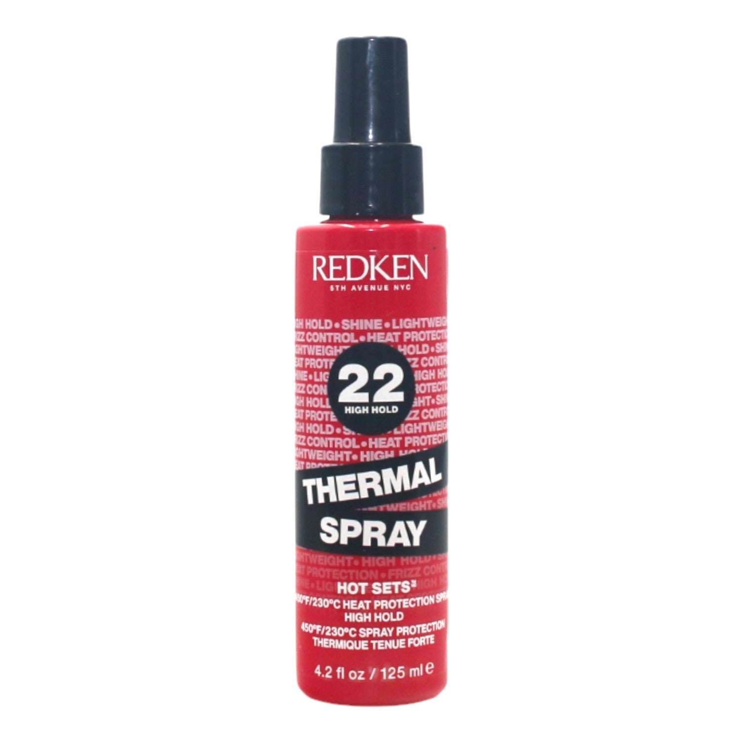 Redken 22 High Hold Thermal Spray Hot Sets Heat Protection Spray 4.2 oz - Overstock Beauty Supply