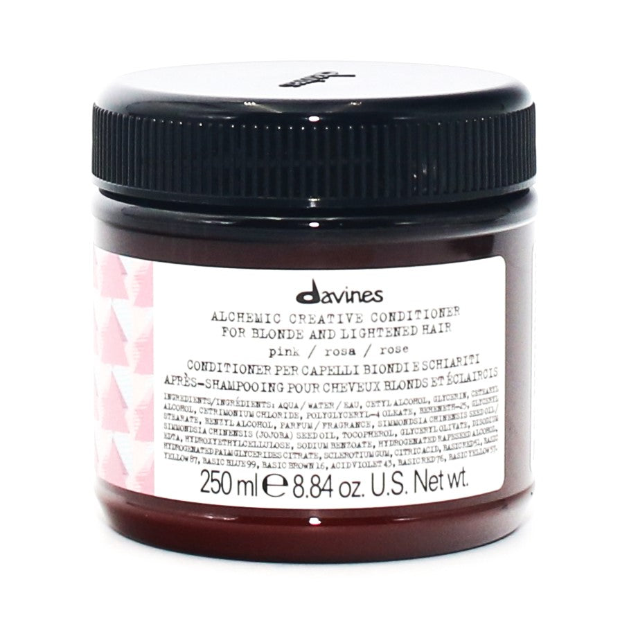 Davines Alchemic Creative Conditioner For Blonde & Lightened Hair Pink 8.84 oz - Overstock Beauty Supply