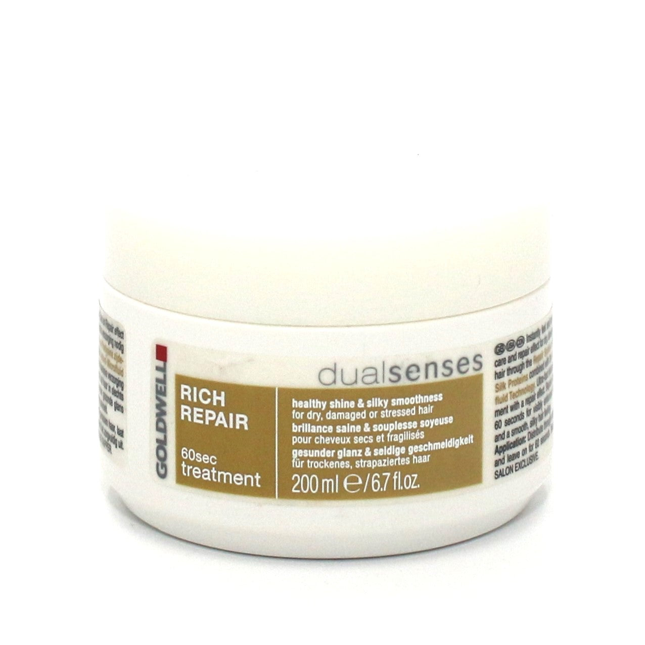 Goldwell Dualsenses Rich Repair 60 Sec Treatment 6.7 oz - Overstock Beauty Supply