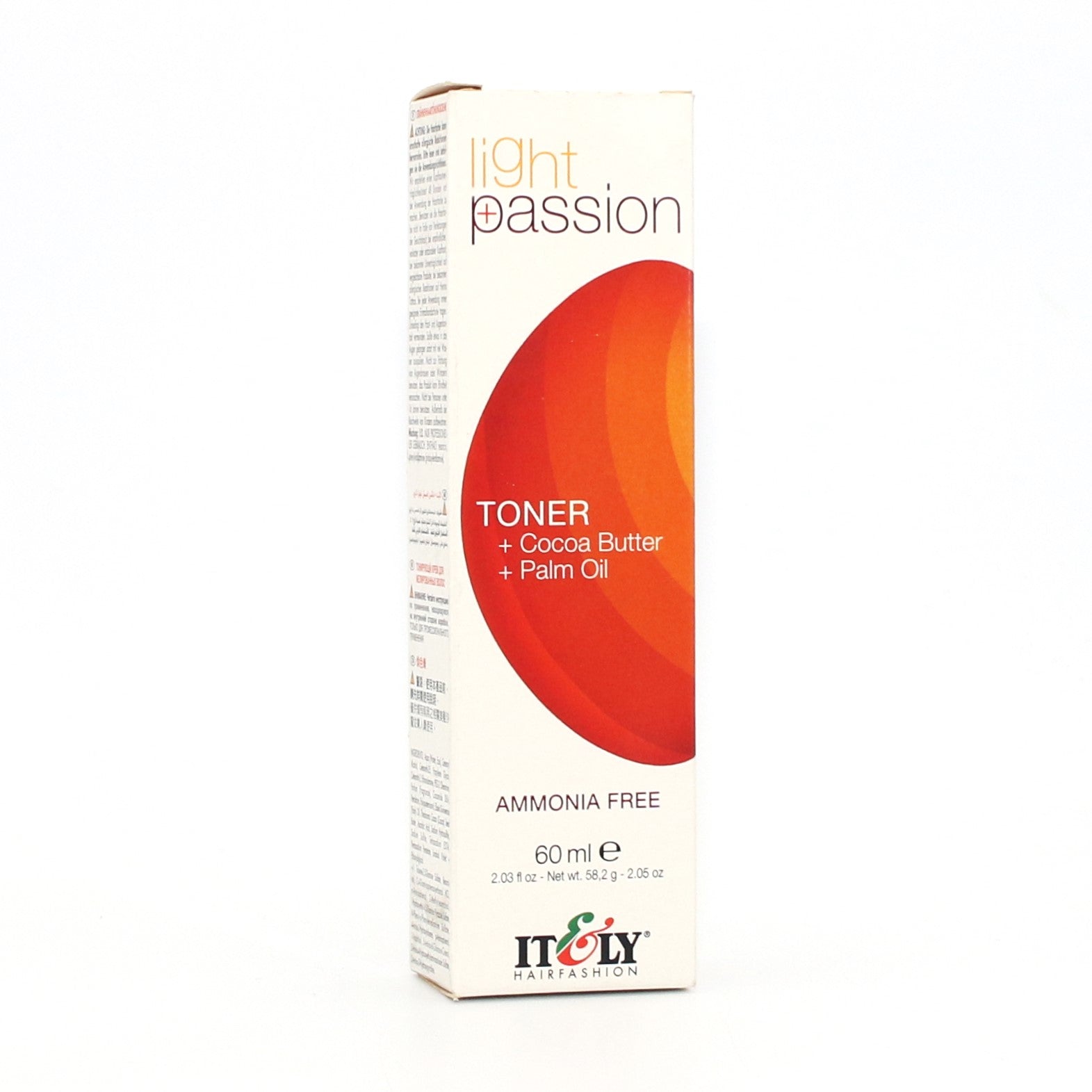 Itely Light Passion Ammonia Free Toner +Cocoa Butter + Palm Oil 2.05 oz - Overstock Beauty Supply