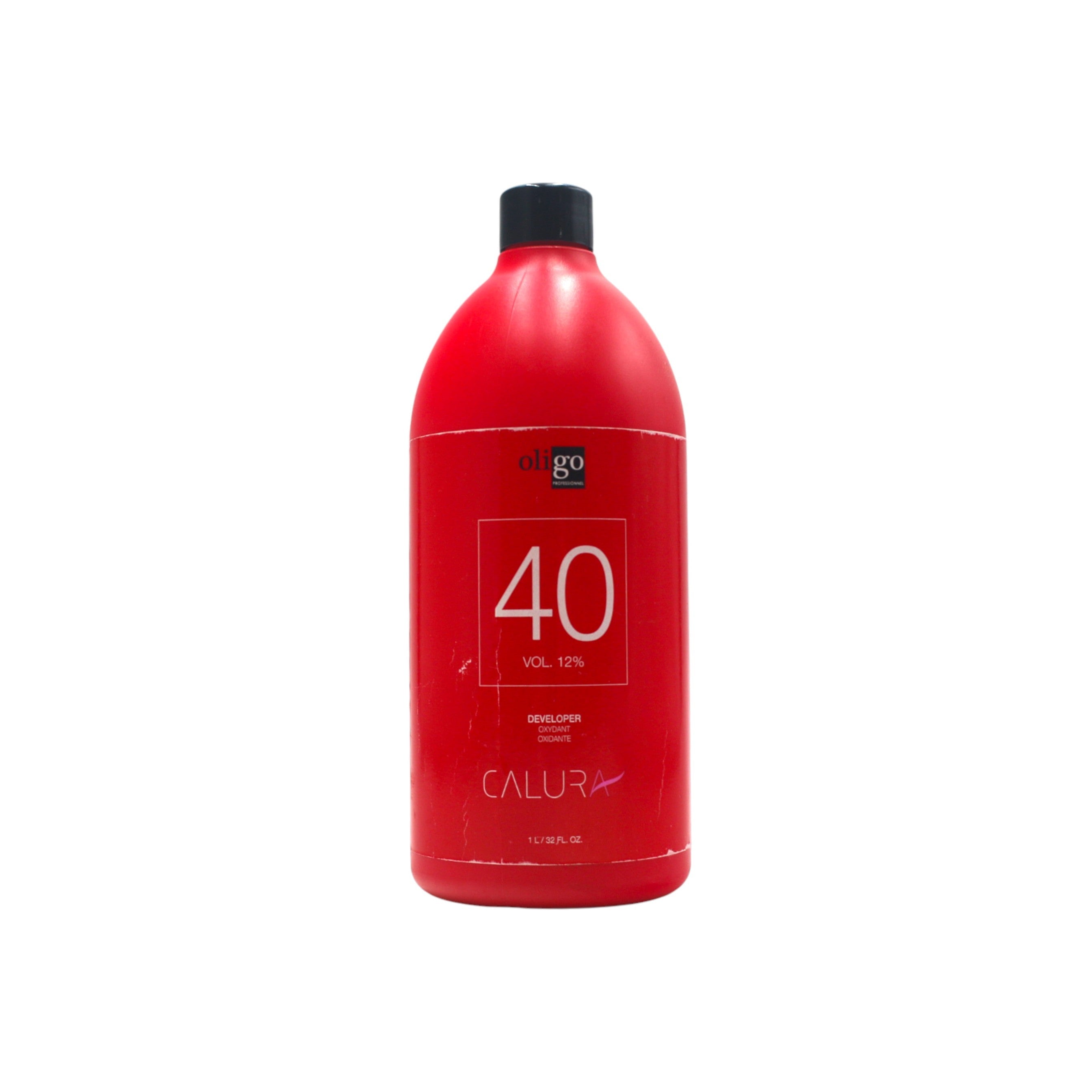 Oligo Calura 40 Vol 12% Developer 32 oz | Maximum Lift Hair Color Activator