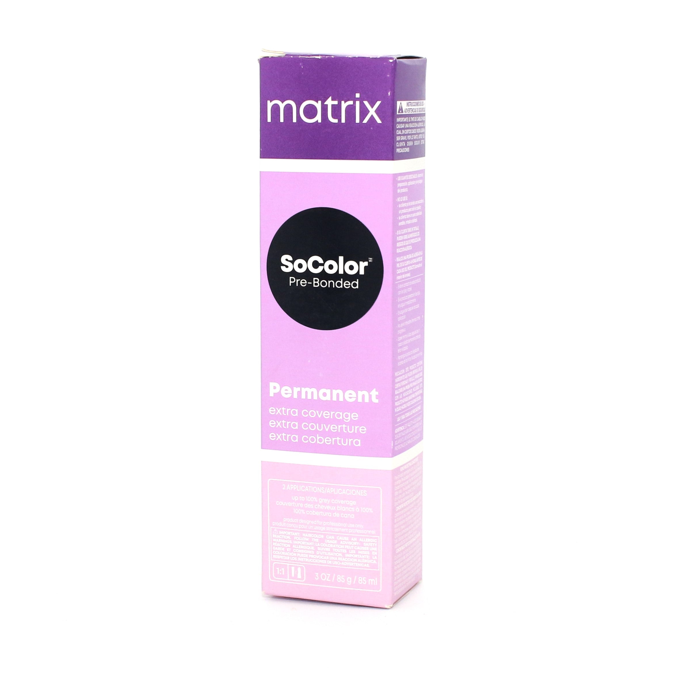Matrix SoColor Extra Coverage 100% Coverage Permanent Hair Color 3 oz - Overstock Beauty Supply