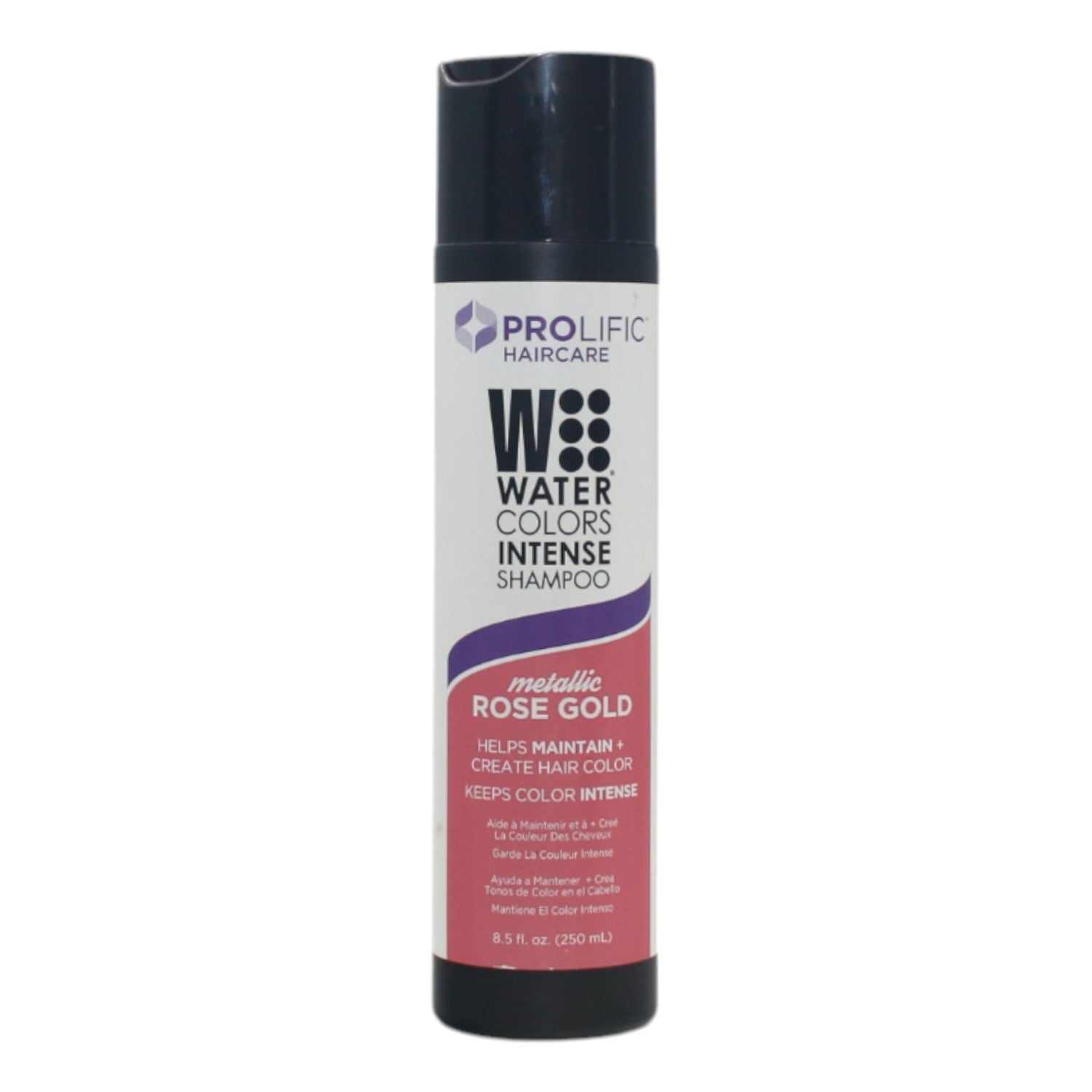 Prolific Haircare Watercolors Intense Shampoo Metallic Rose Gold 8.5 oz - Overstock Beauty Supply
