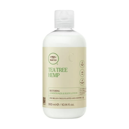 Tea Tree Hemp Restoring Conditioner And Body Lotion 10.14 oz.