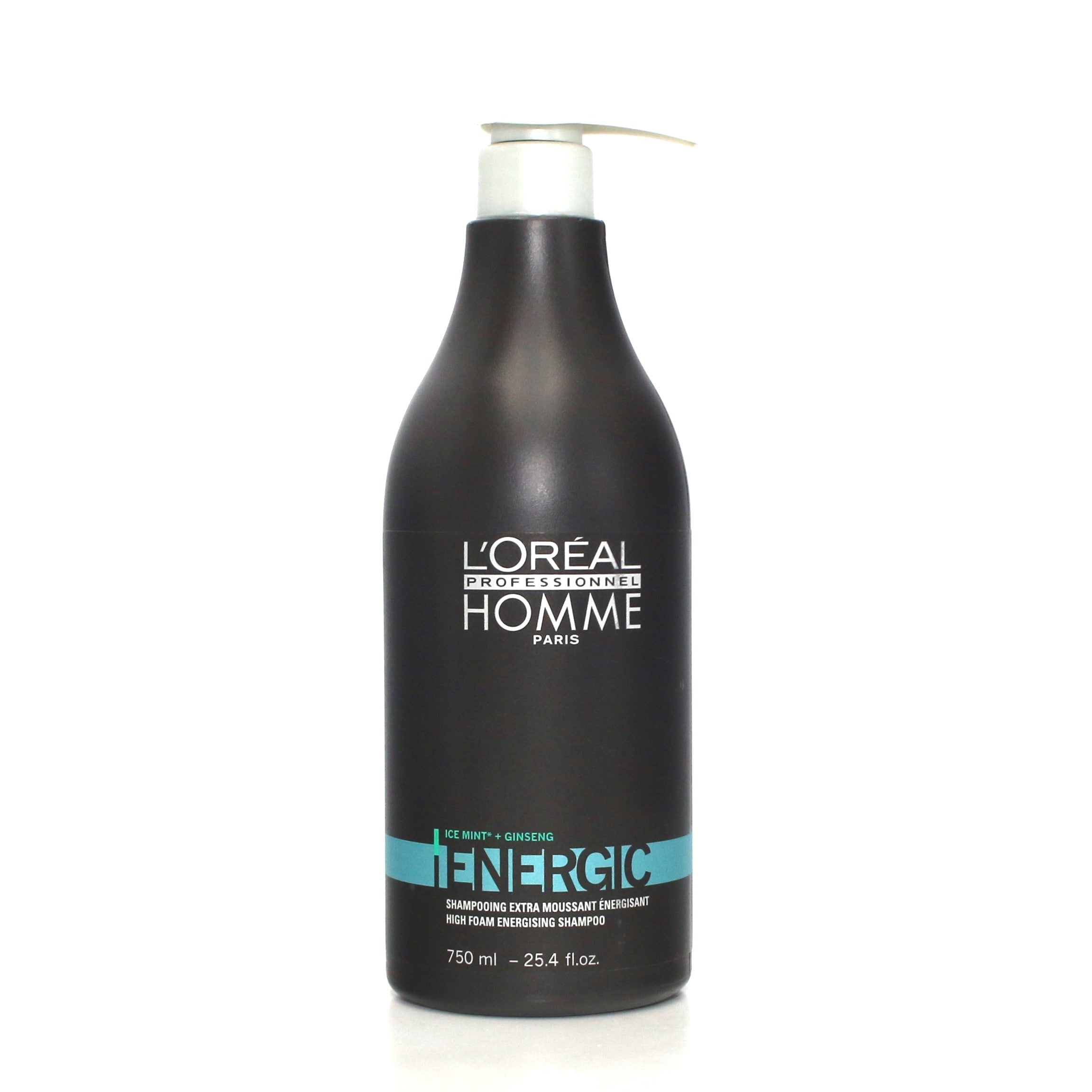 LOREAL Homme Iced Mint + Ginseng Energic Shampoo 25.4 oz - Overstock Beauty Supply