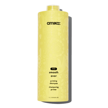 Amika Pro Smooth Over Priming Shampoo (Deeply cleansing shampoo) 33.8 oz