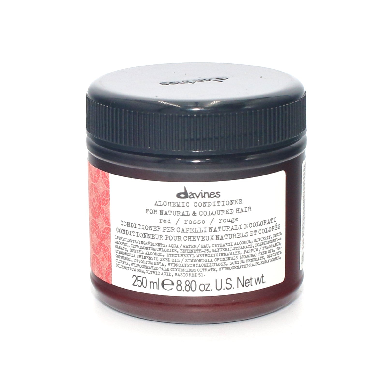 Davines Alchemic Creative Conditioner For Natural & Coloured Hair Red 8.84 oz - Overstock Beauty Supply