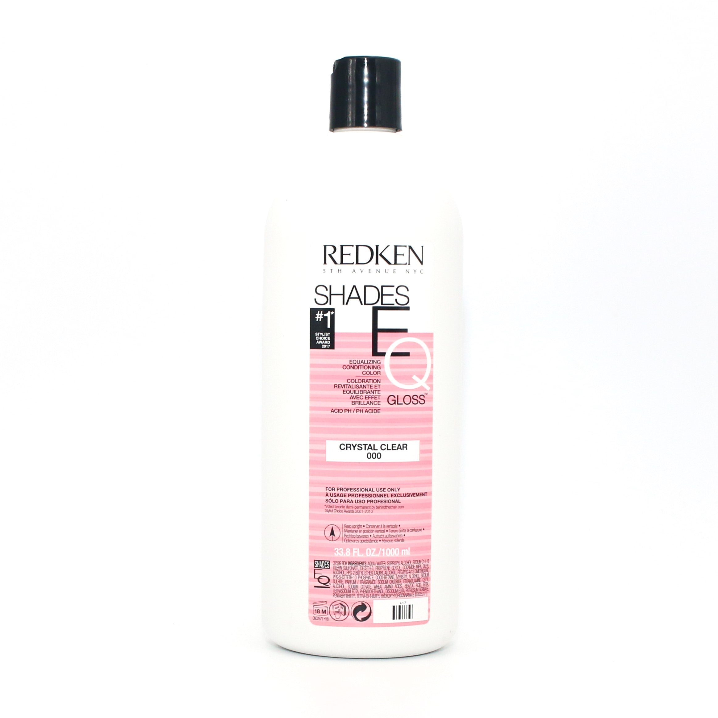 Redken Shades EQ Gloss Crystal Clear 000 33.8 oz - Overstock Beauty Supply