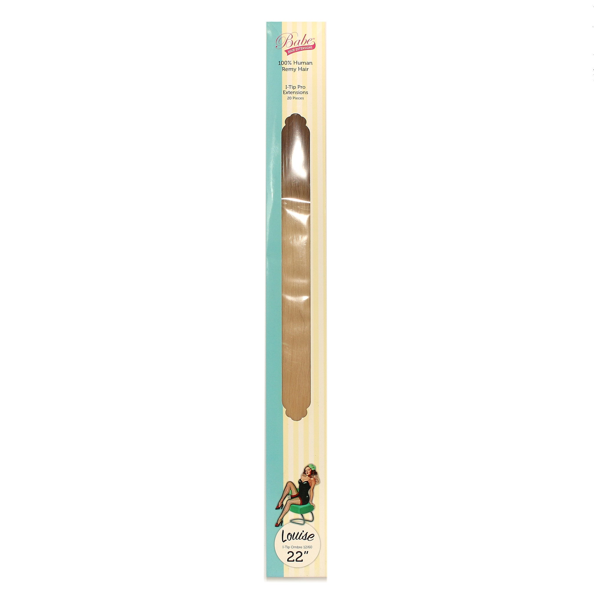 Babe 100% Human Remy Hair I-Tip Pro Extensions Louise I-Tip Ombre 12/60 22" - Overstock Beauty Supply