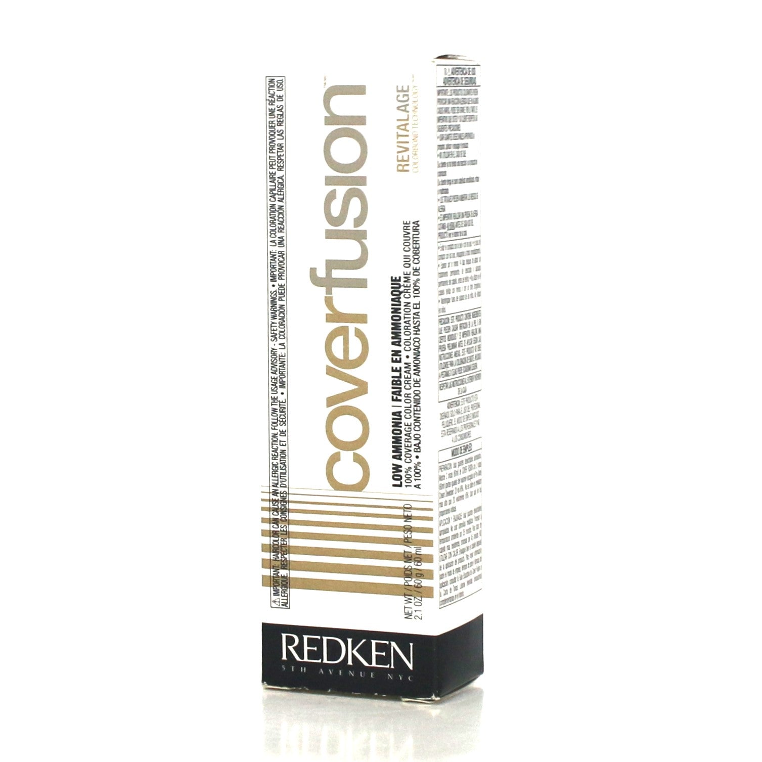 Redken Cover Fusion Permanent Color Cream Low Ammonia Revital Age 2.1oz - Overstock Beauty Supply