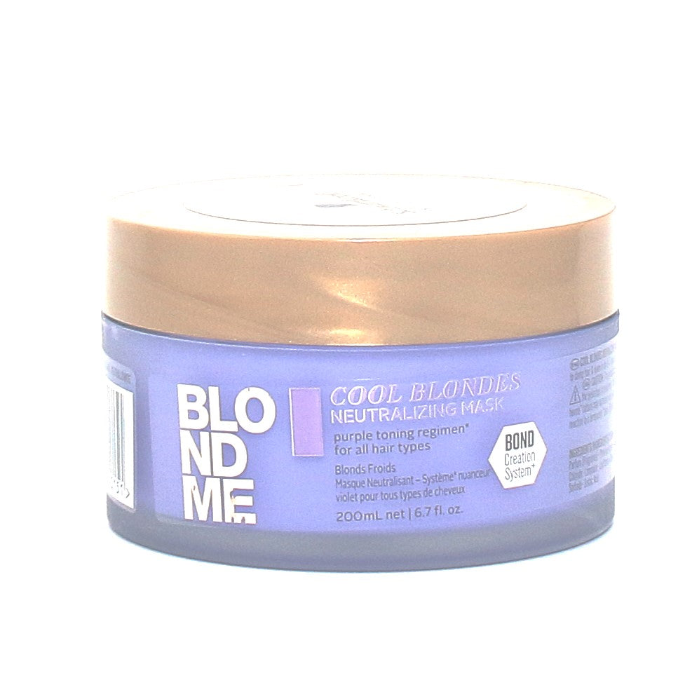 Schwarzkopf Cool Blondes Neutralizing Mask Purple Toning Regimen Masque 6.7 oz - Overstock Beauty Supply