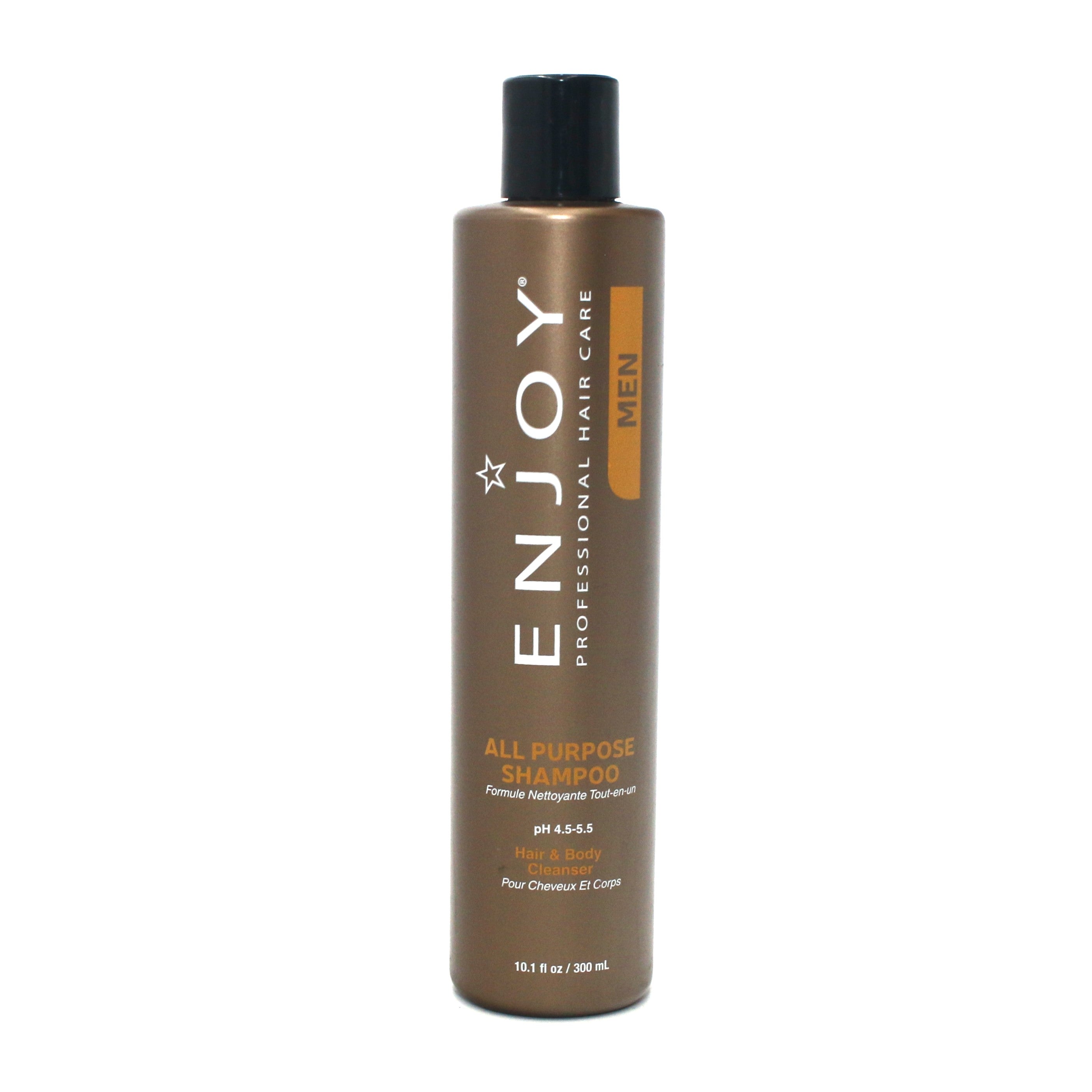 Enjoy Men All Purpose Shampoo Hair & Body Cleanser 10.1 oz - Overstock Beauty Supply