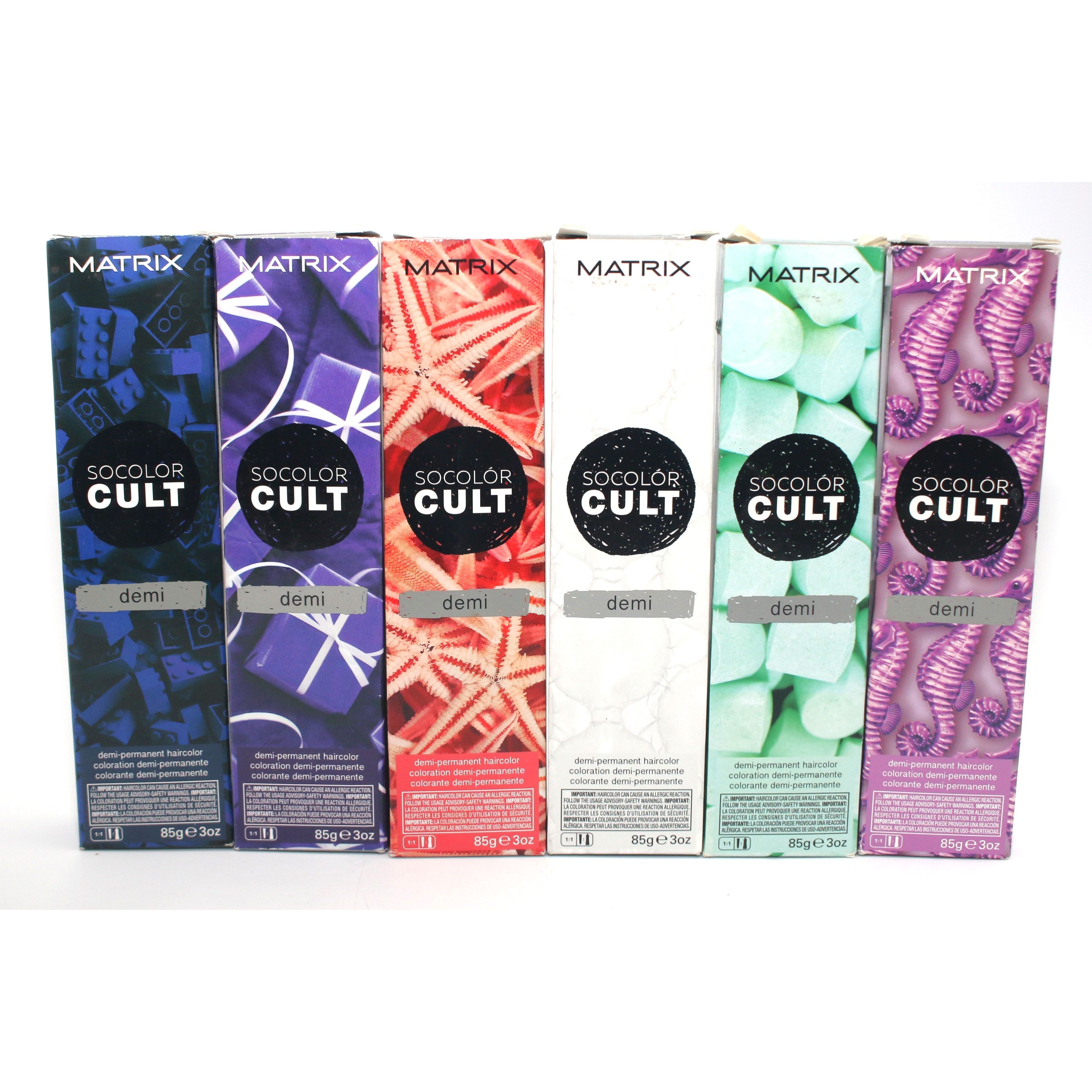 Matrix SoColor Cult Demi Permanent Haircolor 3 oz - Overstock Beauty Supply