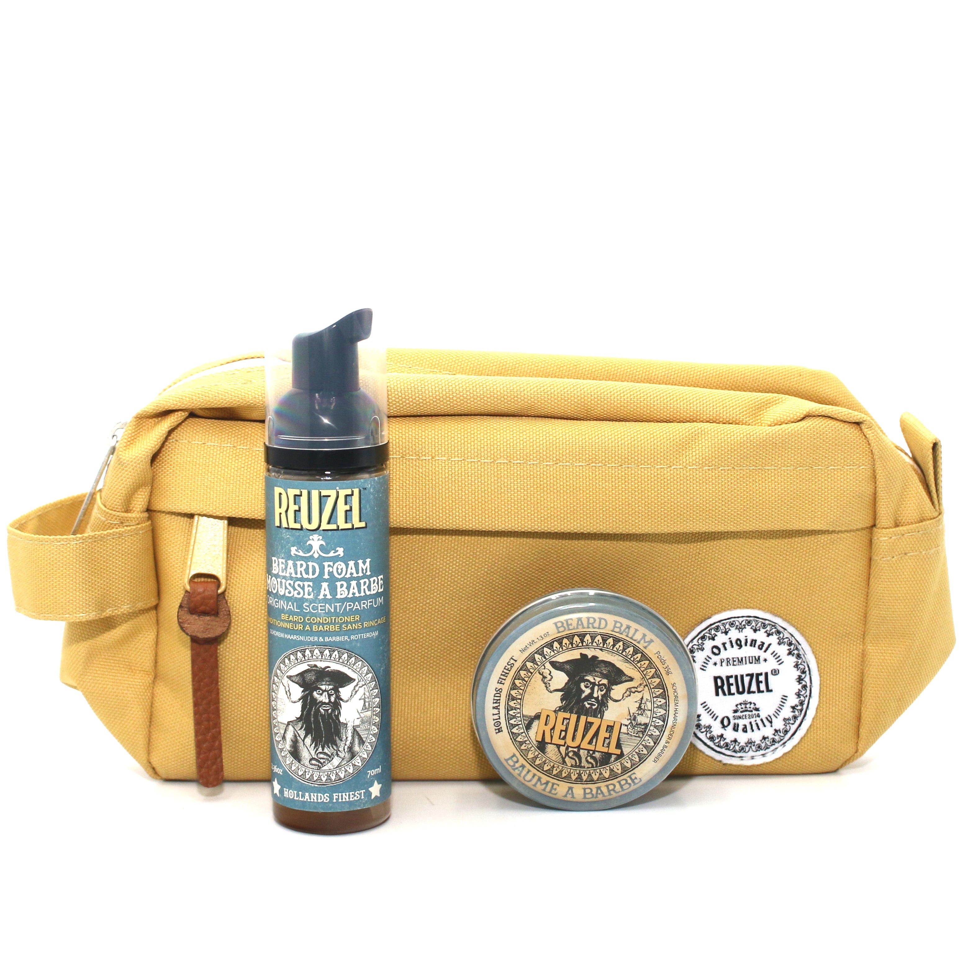 Reuzel Groom & Grow Original Scent Beard Travel Kit - Overstock Beauty Supply