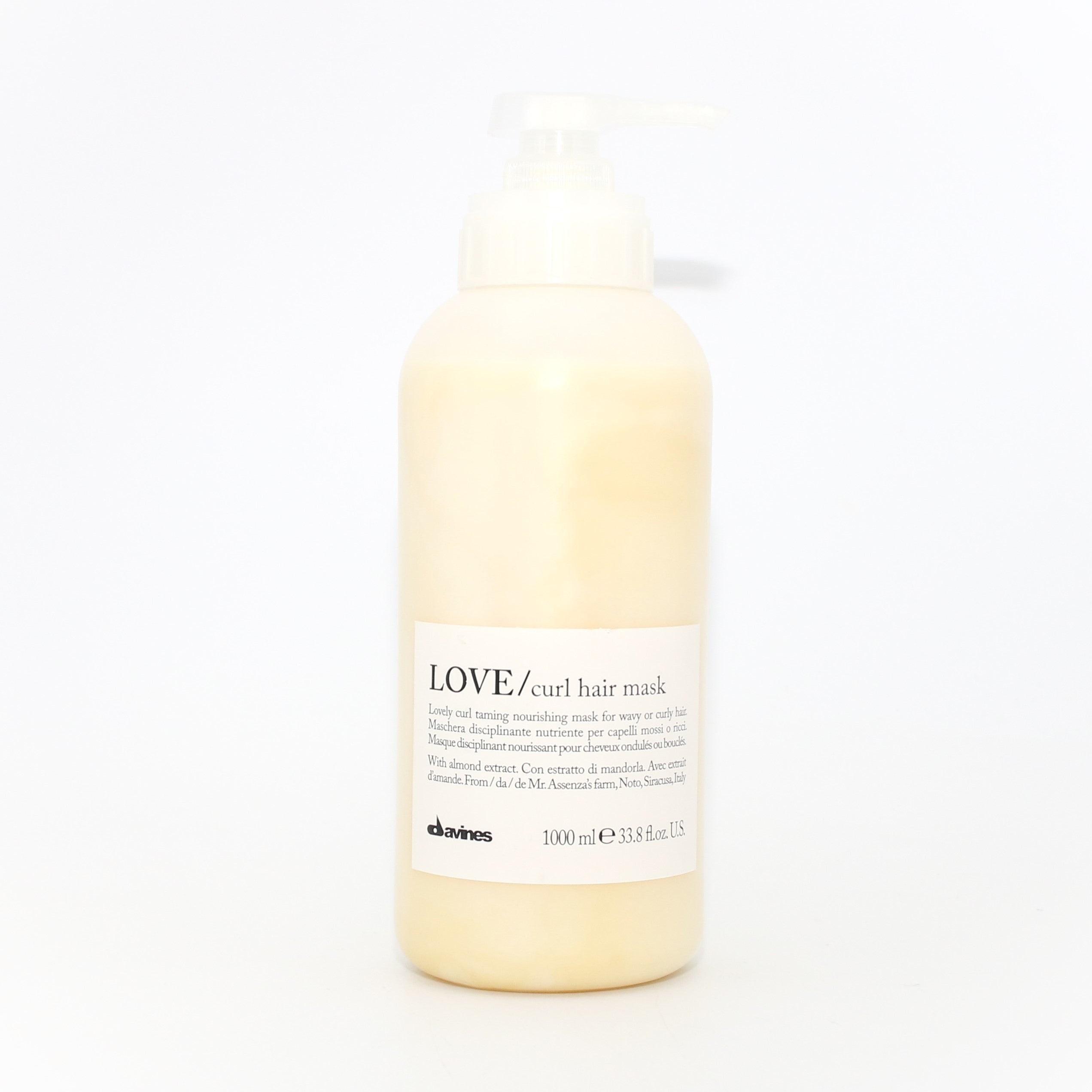 Davines Love Curl Hair Mask with Pump 33.8 oz - Overstock Beauty Supply