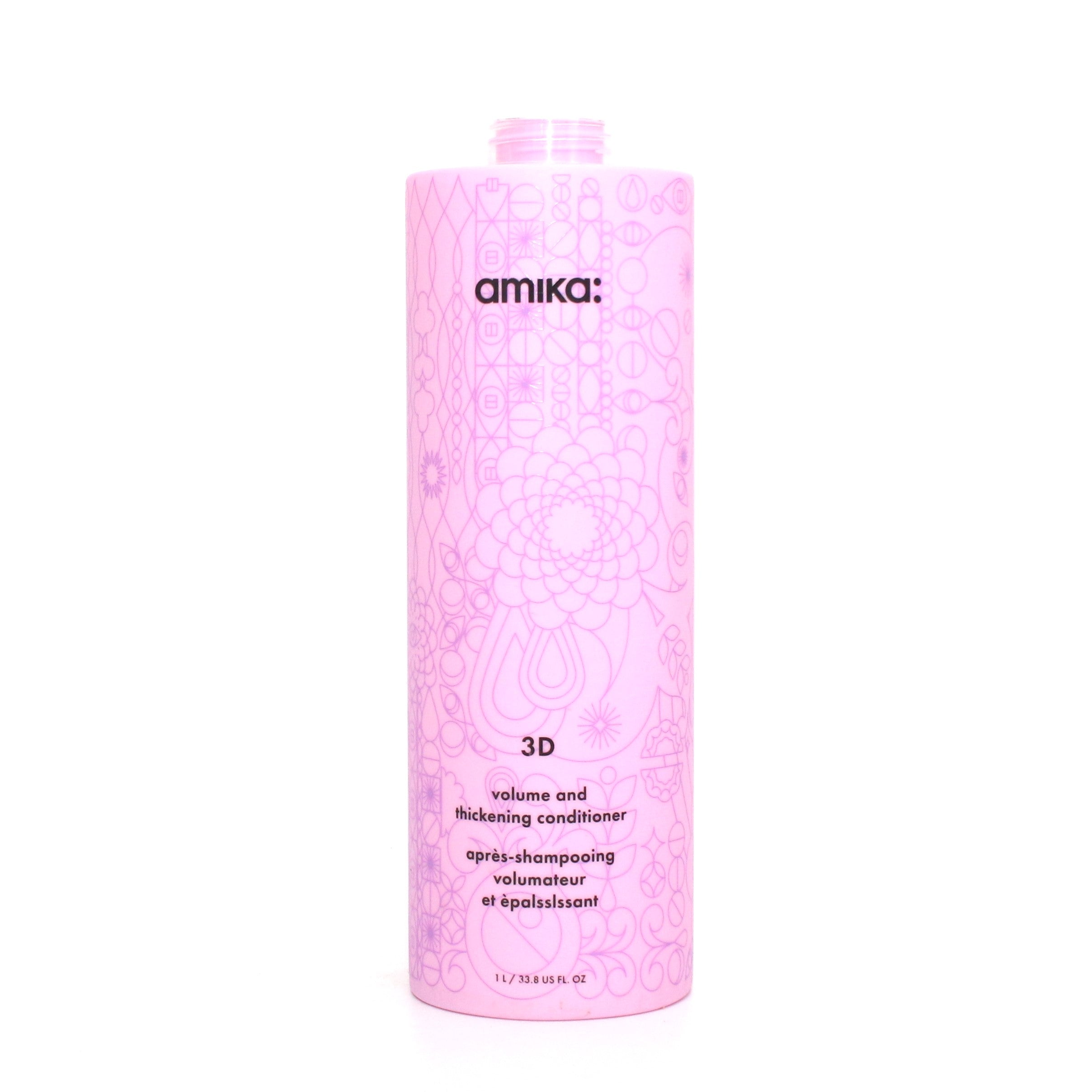 Amika 3D Volume And Thickening Conditioner 33.8 oz - Overstock Beauty Supply