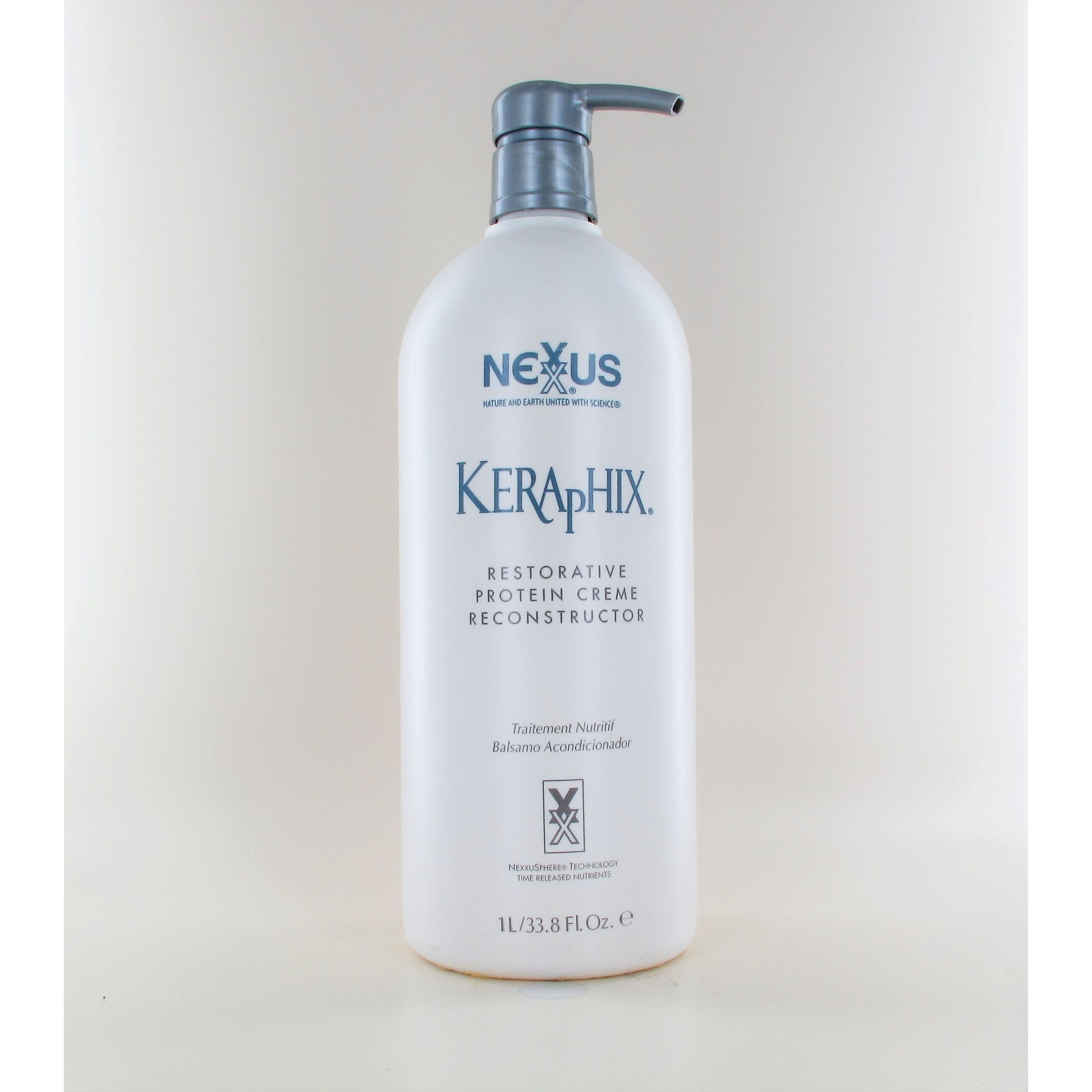 NEXXUS Keraphix Restorative Protein Creme Reconstructor 33.8 oz - Overstock Beauty Supply