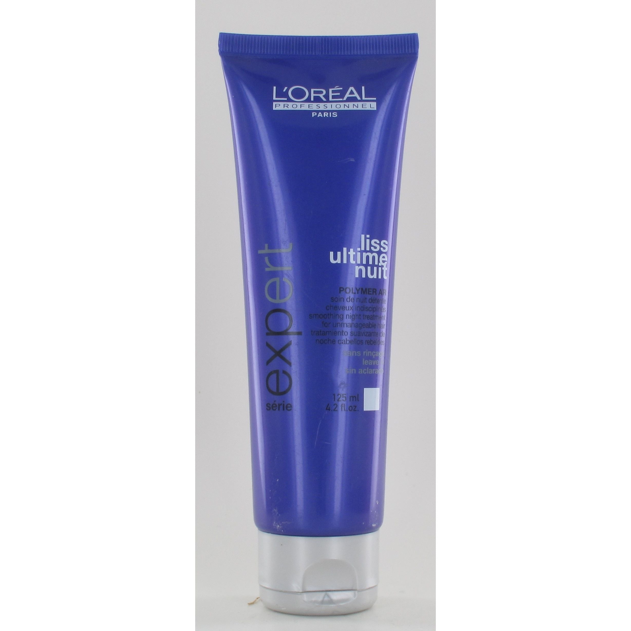 Loreal Liss Ultime Nuit Polymer AR Smoothing Night Treatment 4.2 Oz - Overstock Beauty Supply