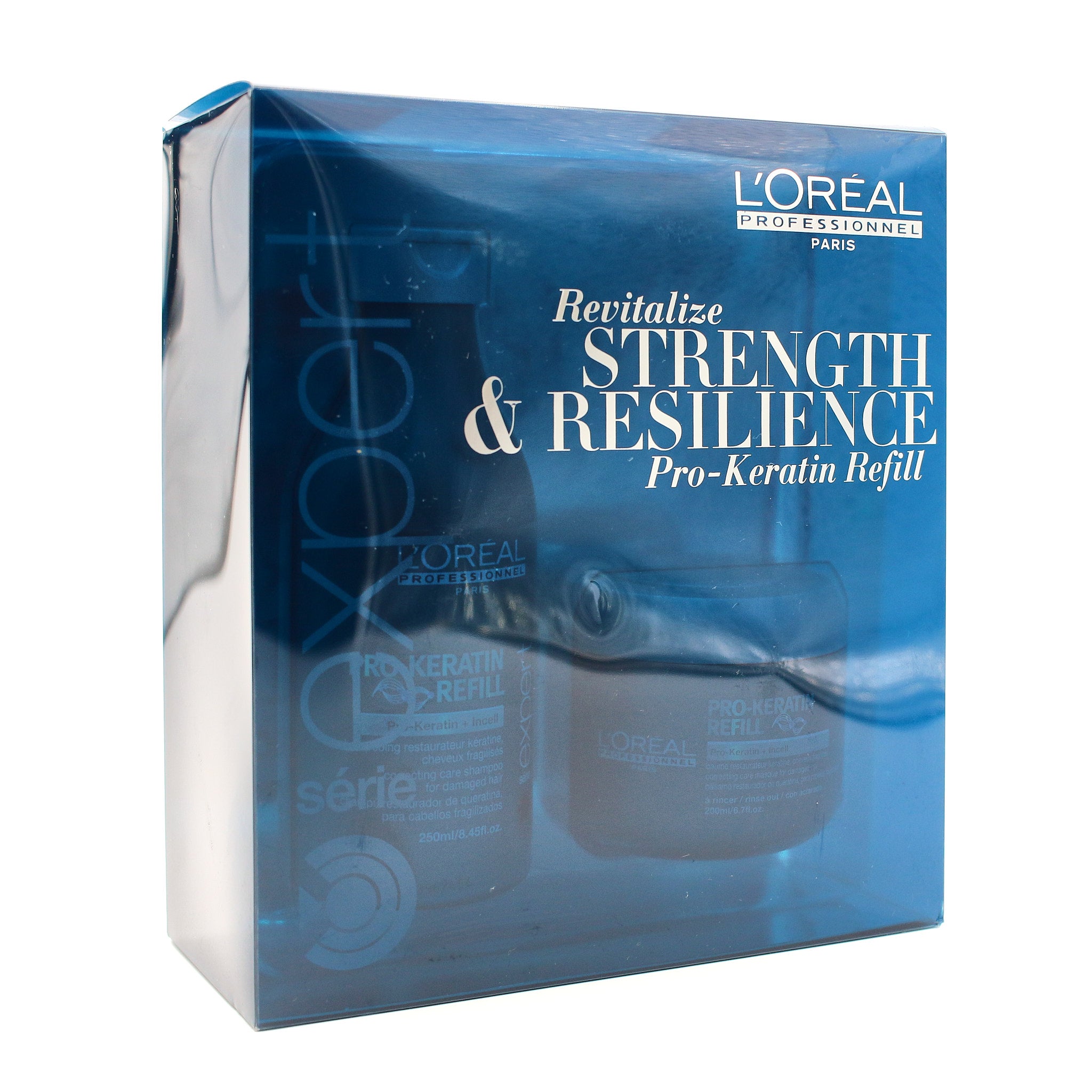 LOREAL Revitalize Strength and Resilience Pro Keratin Refill Shampoo & Conditioner Set - Overstock Beauty Supply