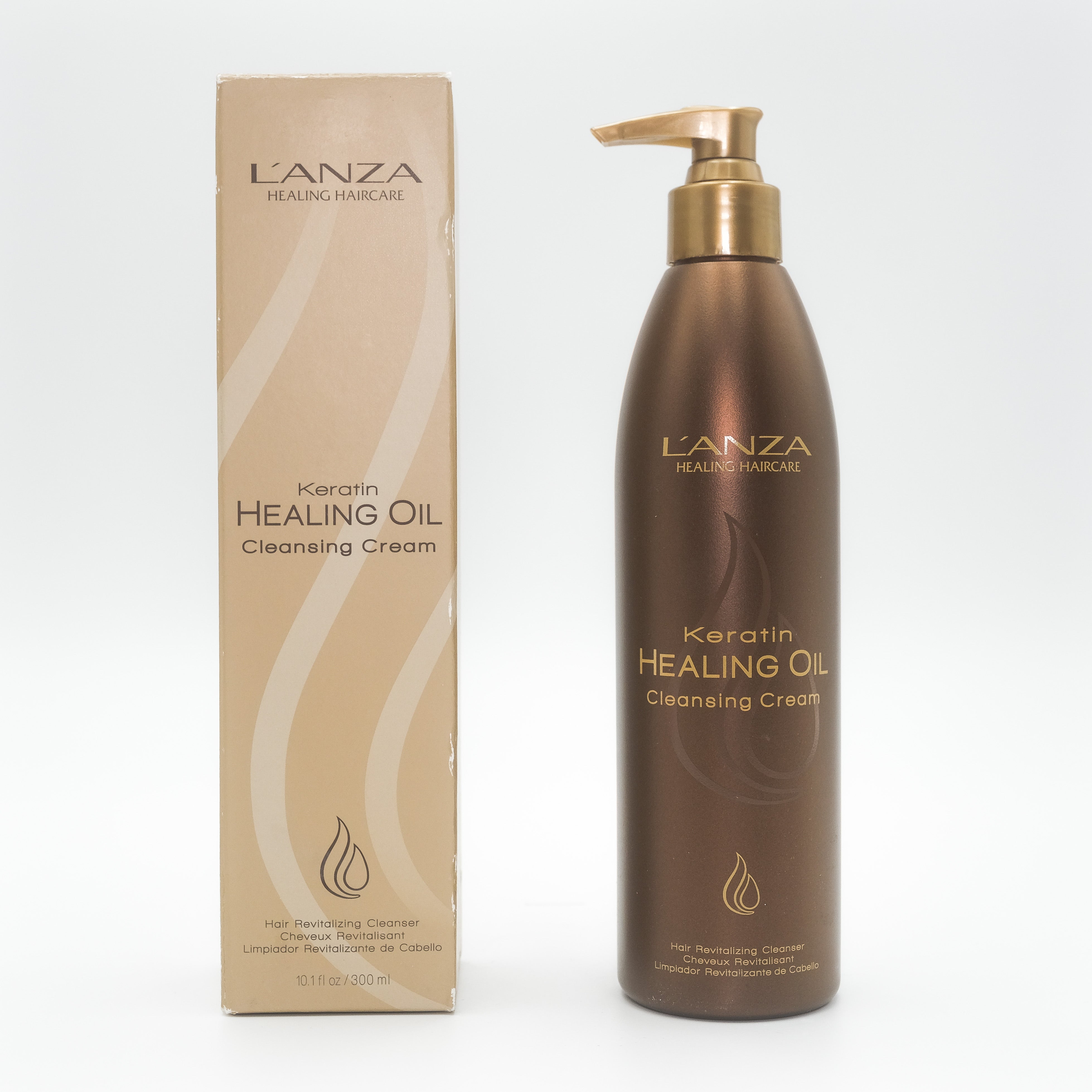 LANZA Keratin Healing Oil Cleansing Cream 10.1 oz - Overstock Beauty Supply