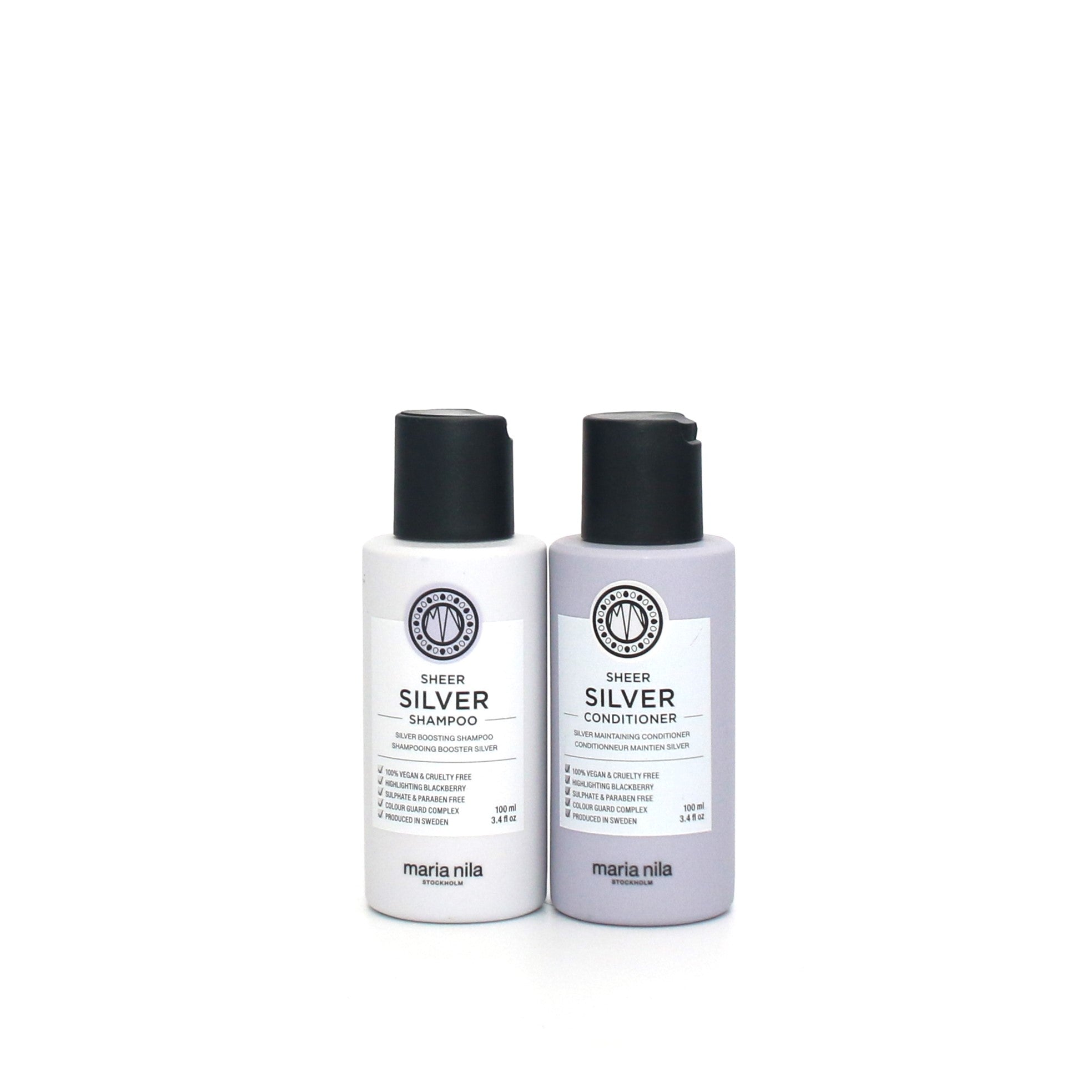 MARIA NILA Sheer Silver Shampoo & Conditioner Duo 3.4 oz - Overstock Beauty Supply