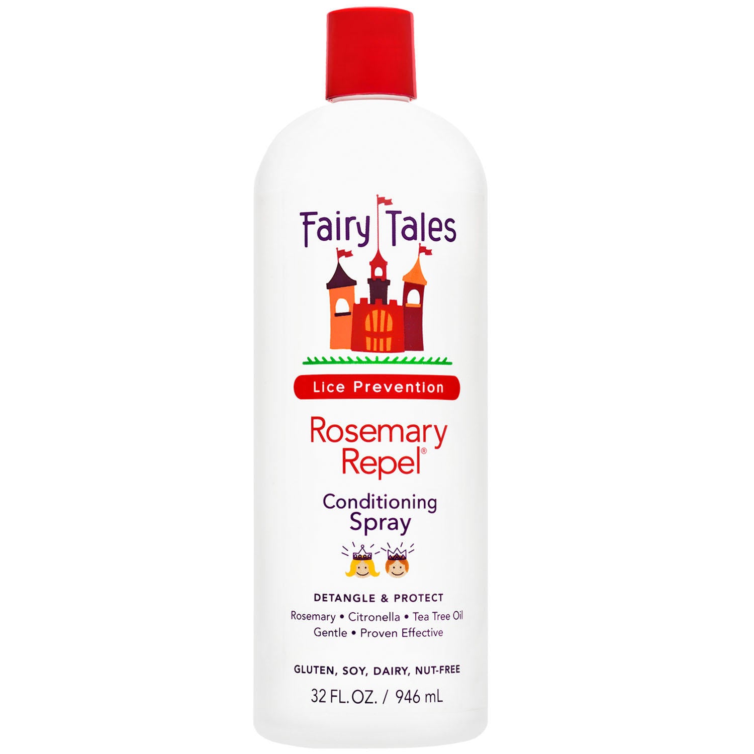 Fairy Tales Rosemary Repel Lice Prevention Spray 32 Oz