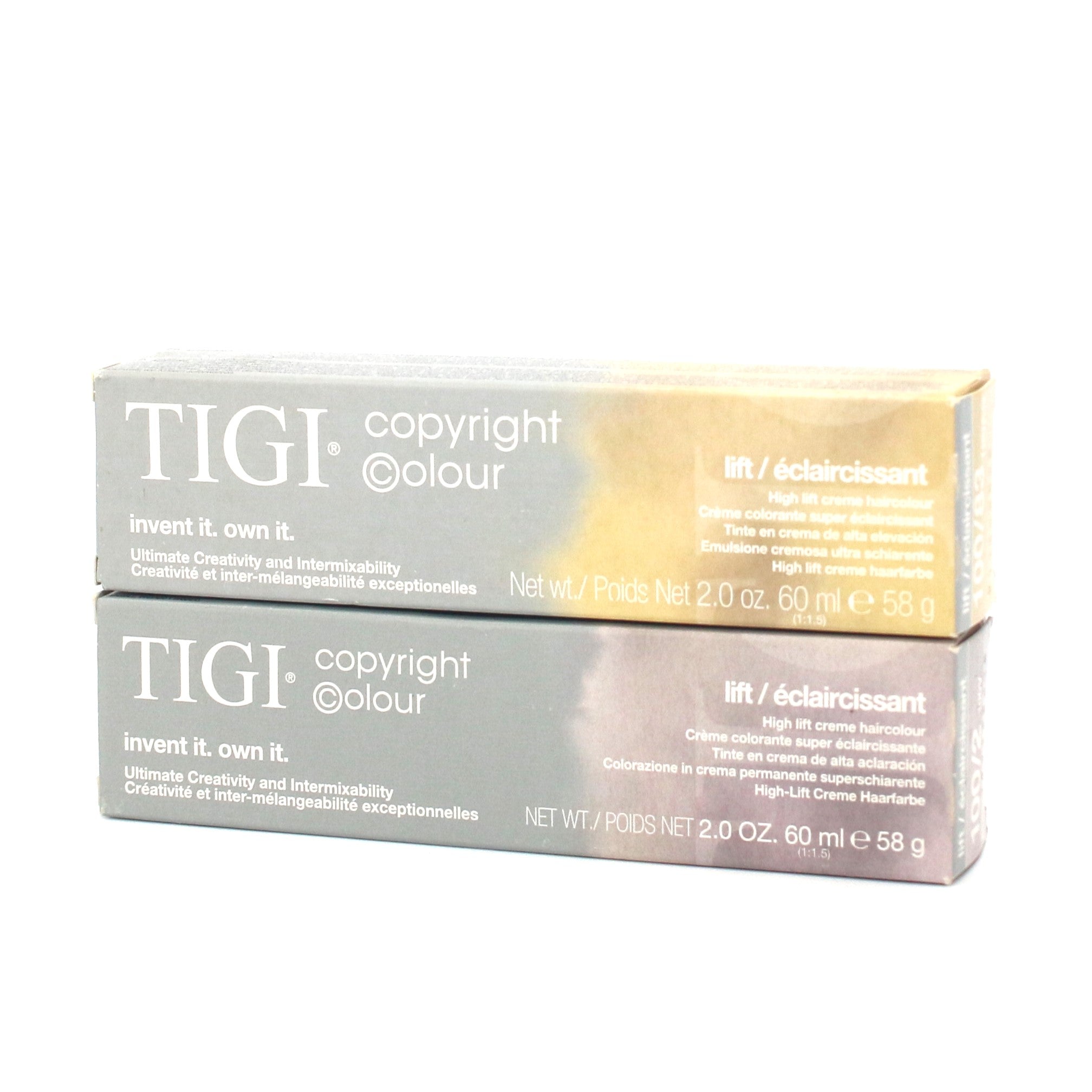 Tigi Copyright Colour High Lift Creme Haircolor 2 oz