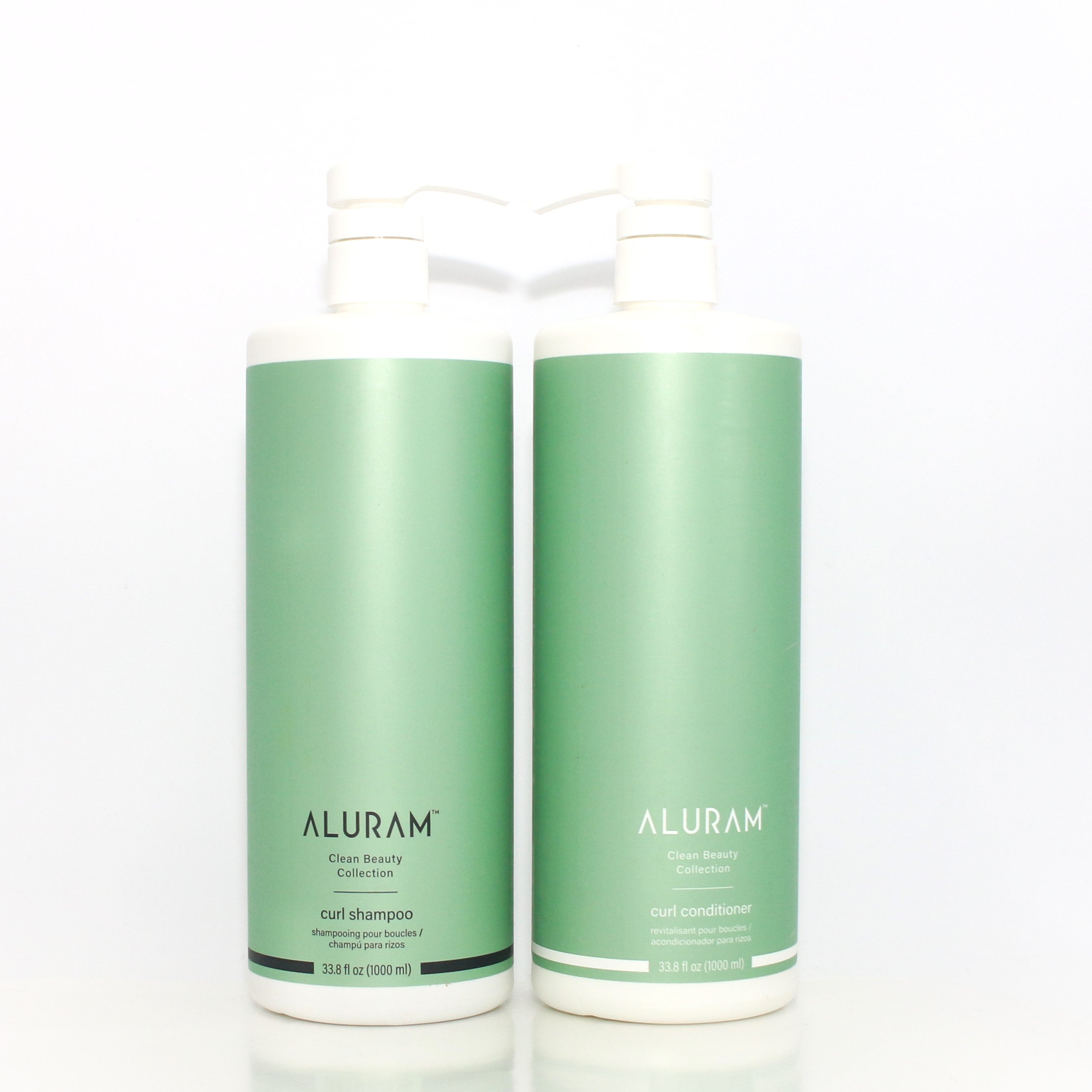 ALURAM Clean Beauty Collection Curl Shampoo & Conditioner 33.8 oz Duo