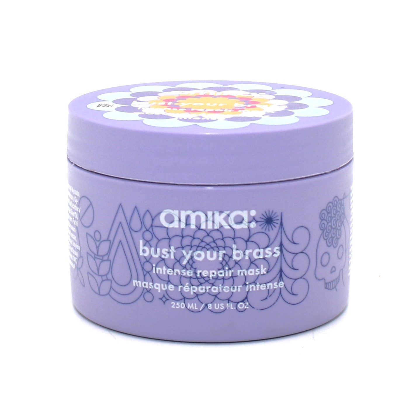 Amika Bust Your Brass Intense Repair Mask 8 oz - Overstock Beauty Supply