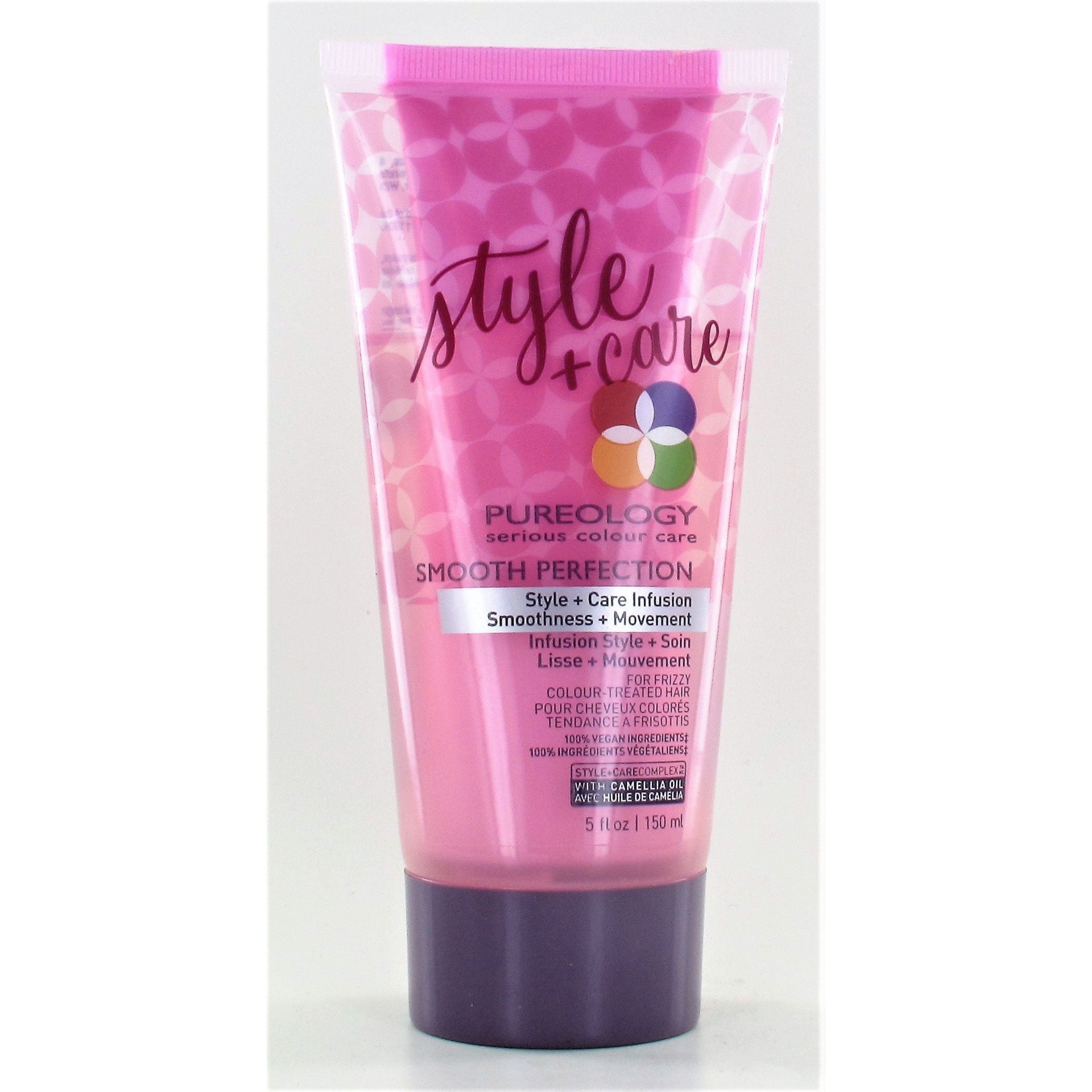 PUREOLOGY Smooth Perfection Style + Care Infusion Smoothness + Movement 5 oz - Overstock Beauty Supply