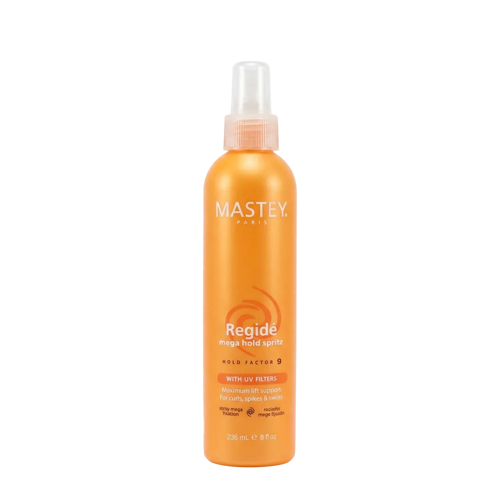 MASTEY Regide Mega Hold Spritz Hold 9 with UV Filters 8 oz - Overstock Beauty Supply