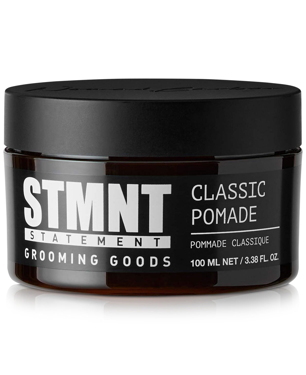 STMNT Grooming Goods Classic Pomade  3.38 oz | Natural Shine | Strong Control | Easy to Wash Out