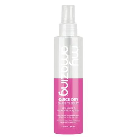 My Amazing Quick Dry Shake  n Spray  6.76 oz. - Heat Protecting Spray for Women and Men  Styling Spray for All Hair Types  Premium Frizz Control  Reduced Dry Type  Unisex